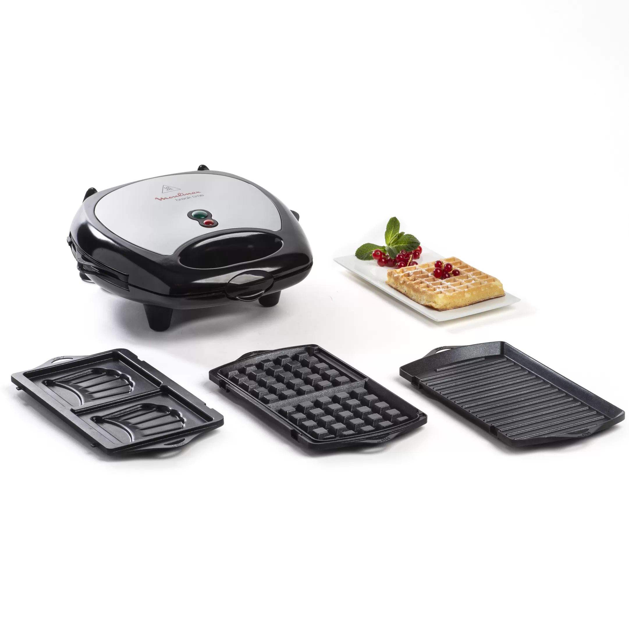 Moulinex Break Time SW611812 Wafelijzer, Croque & Grill - 700W Discount