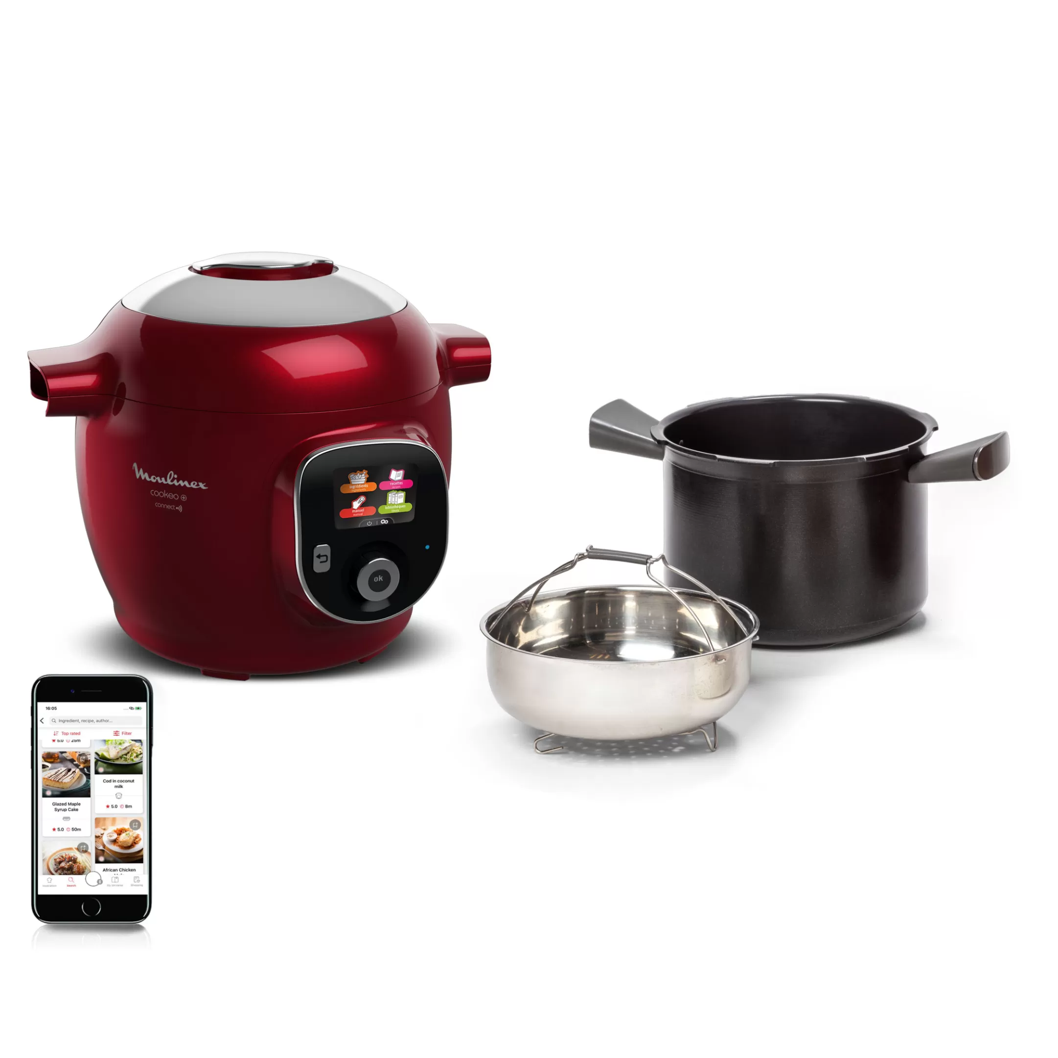 Moulinex Cookeo+ Connect CE86F510 Intelligente Hogedruk Multicooker - 6 Programma's - Oneindig Aantal Recepten - Geconnecteerd Clearance