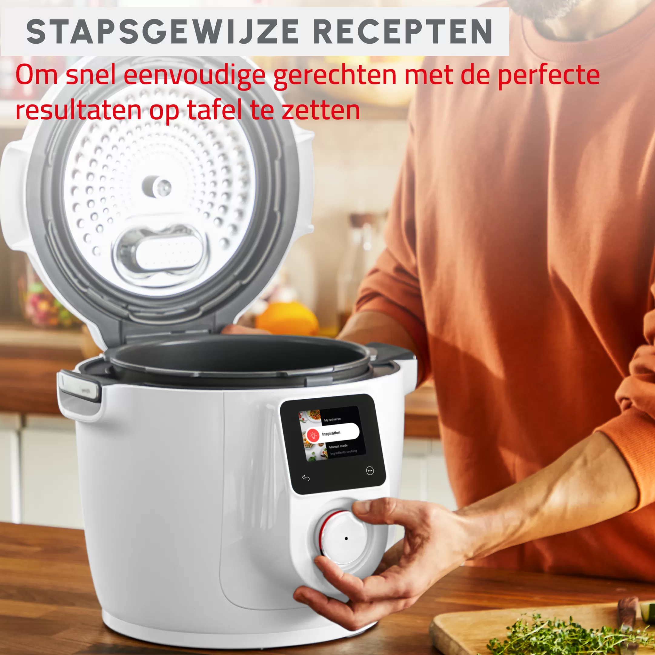 Moulinex Cookeo Wifi 9-in-1 CE952110 Intelligente Hogedruk Multicooker - 9 Programma's - Oneindig Aantal Recepten - Geconnecteerd Flash Sale