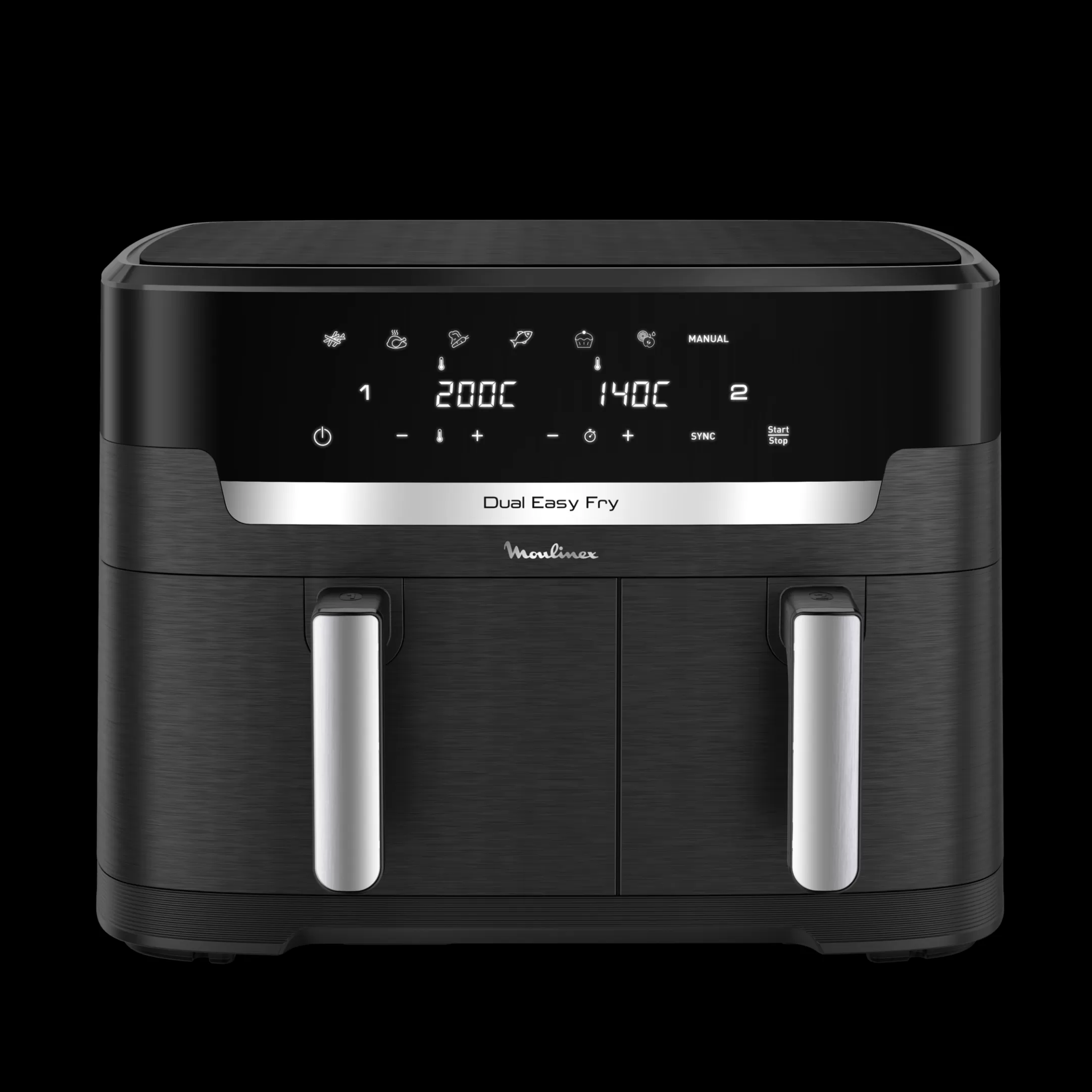 Moulinex Dual Easy Fry & Grill XXL EZ9428F0 Air Fryer - 7 Programma's - 6,5L + 4,5L Cheap
