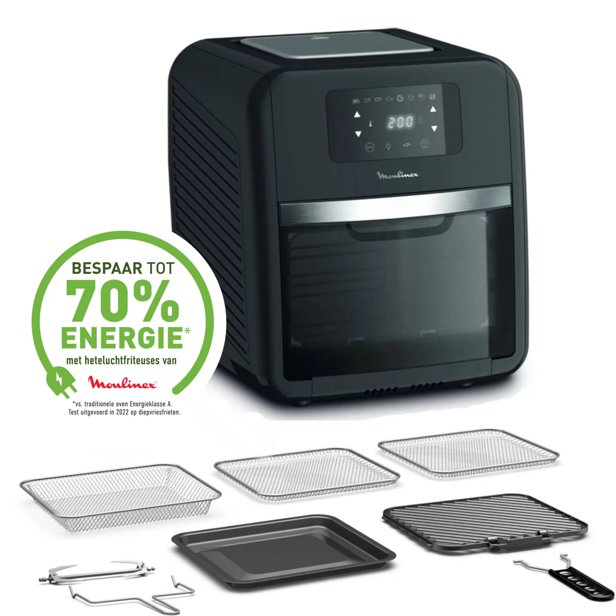 Moulinex Easy Fry 9-in-1 Oven & Grill AL501810 Air Fryer - 8 Programma's - 11L Cheap