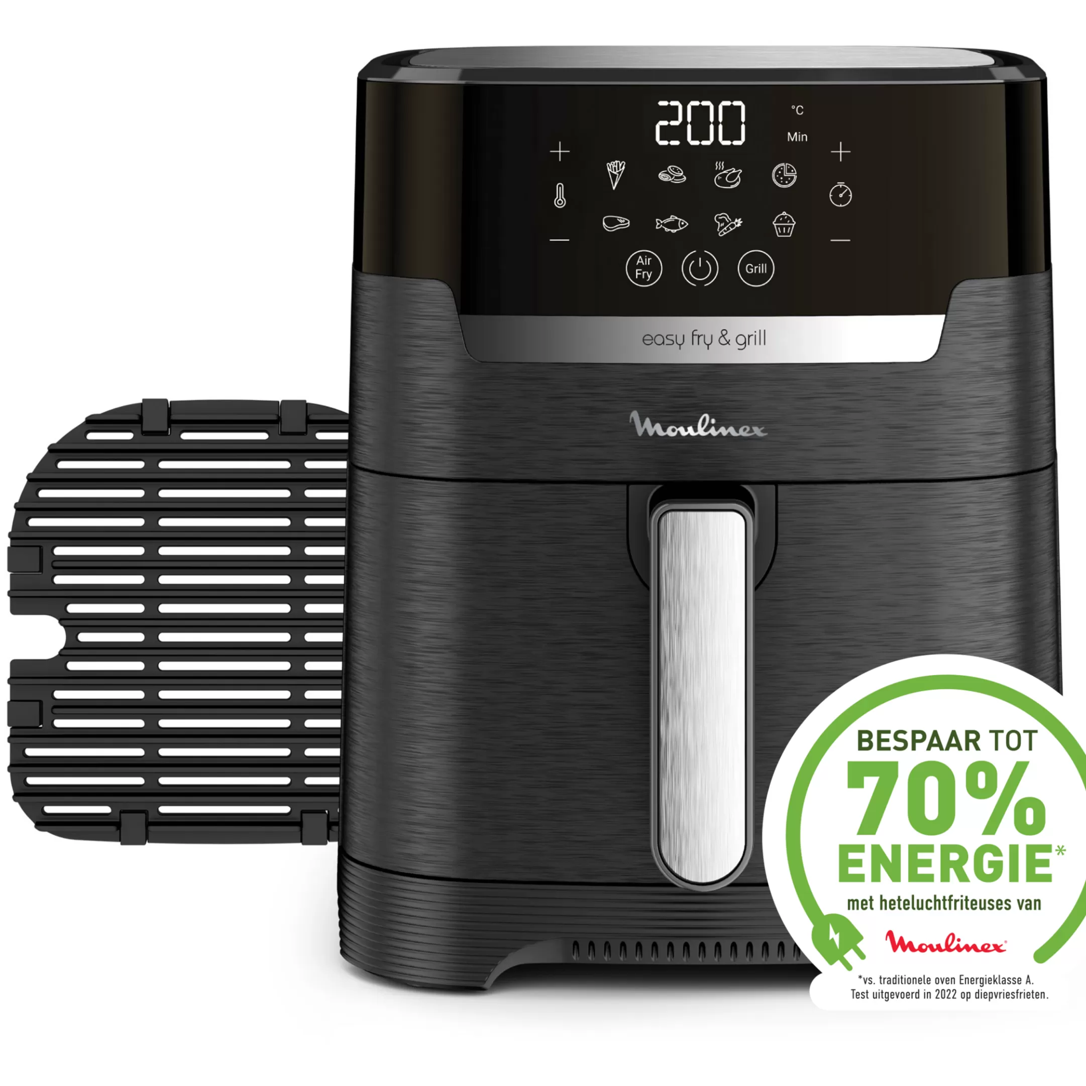 Moulinex Easy Fry & Grill EZ505810 Air Fryer - 8 Programma's - 4,6L Best Sale