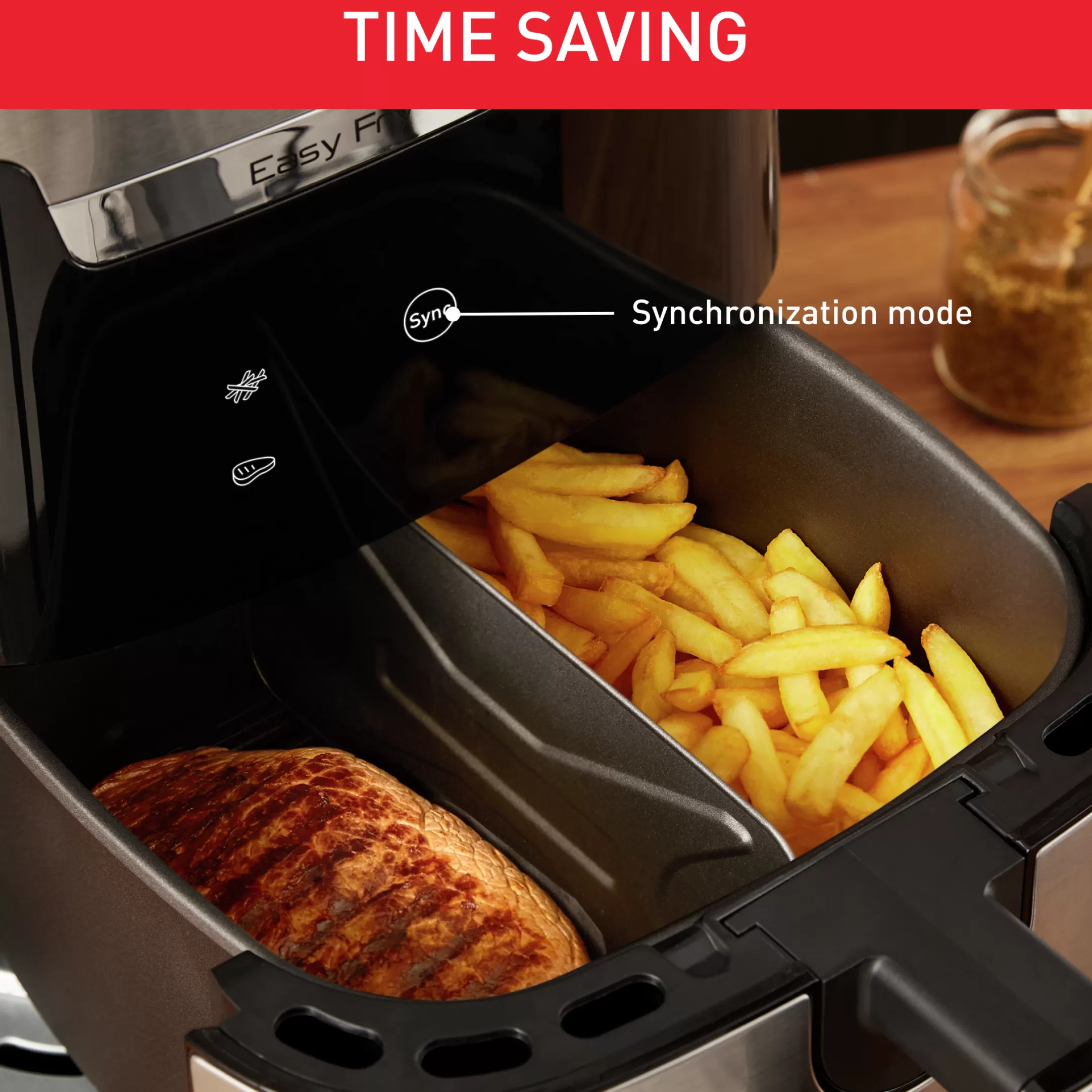 Moulinex Easy Fry & Grill XXL EZ801D10 Air Fryer - 8 Programma's - 6,5L Store