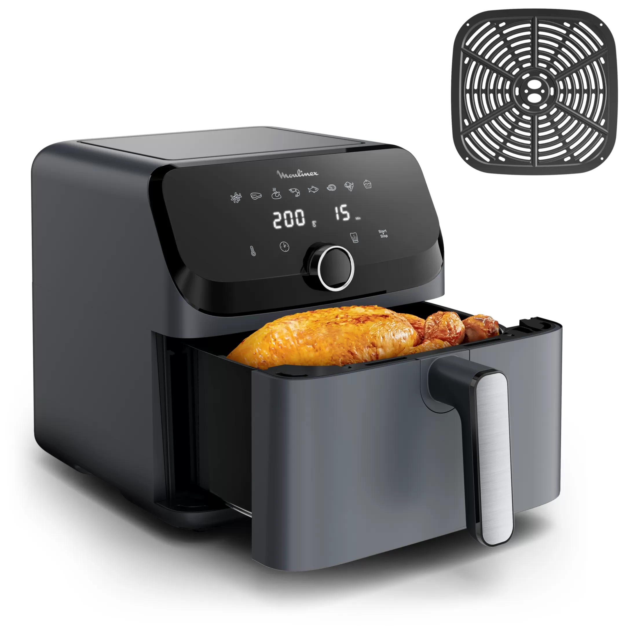 Moulinex Easy Fry Mega EZ855BF0 Air Fryer - 8 Programma's - 7.5 L Shop