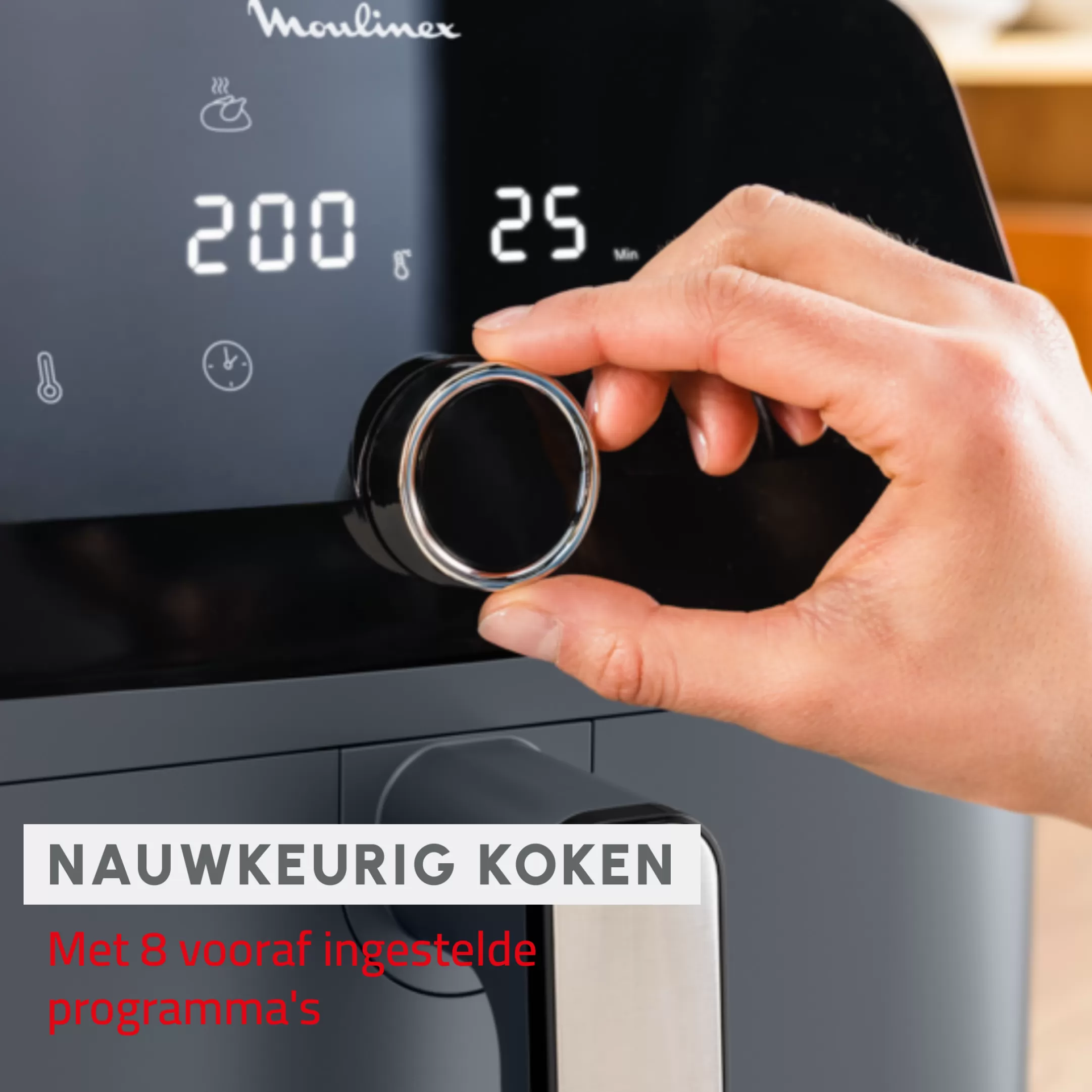 Moulinex Easy Fry Mega EZ855BF0 Air Fryer - 8 Programma's - 7.5 L Shop
