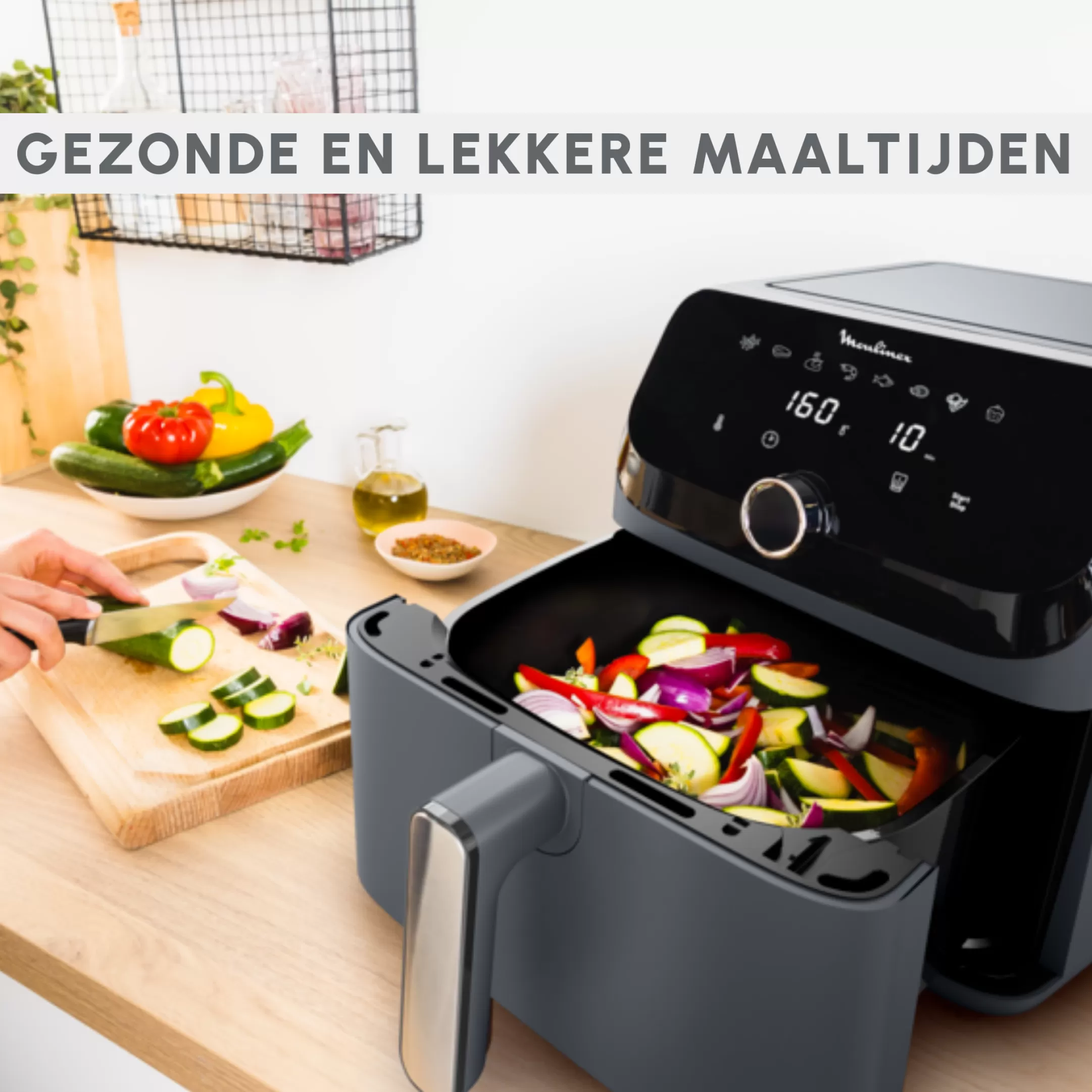 Moulinex Easy Fry Mega EZ855BF0 Air Fryer - 8 Programma's - 7.5 L Shop