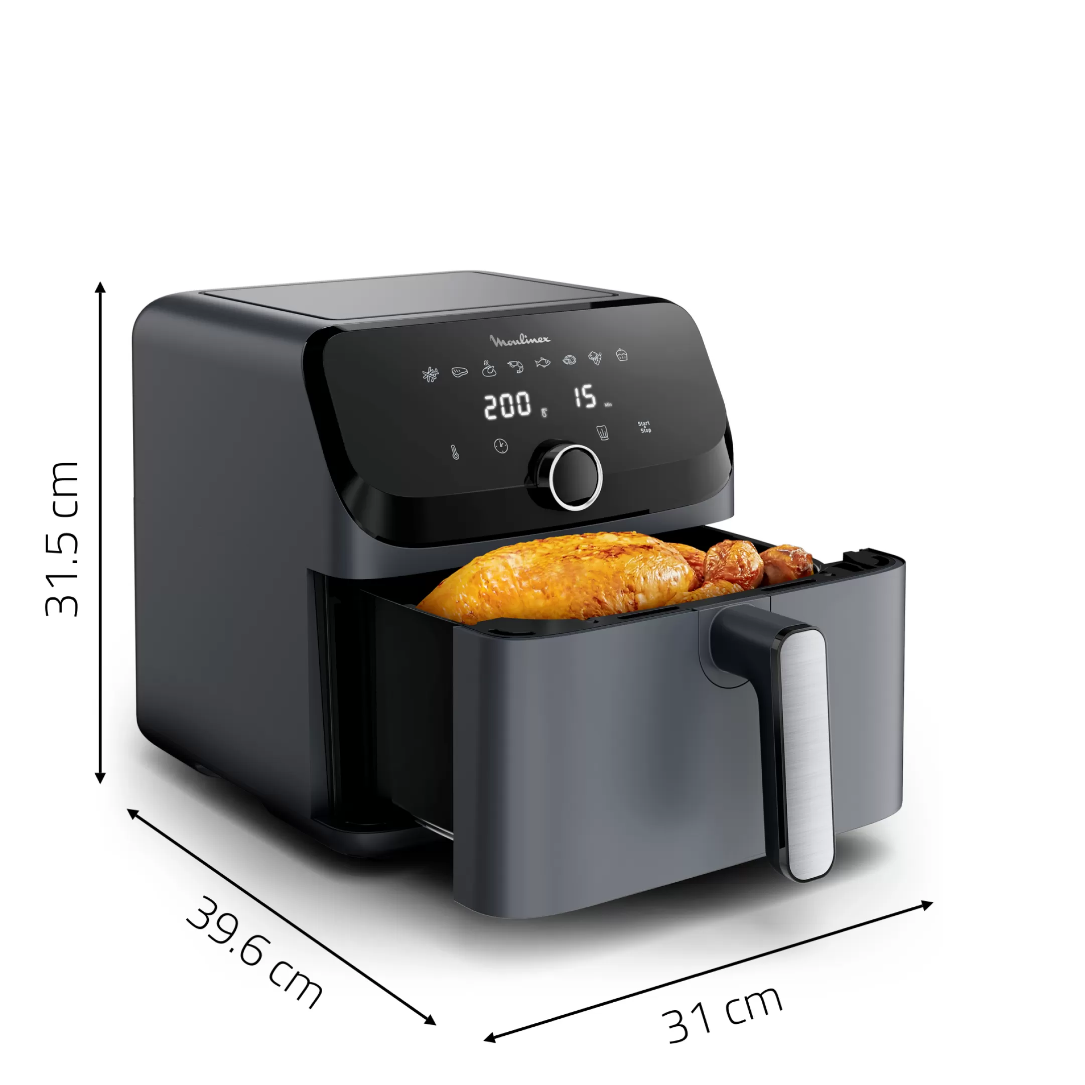 Moulinex Easy Fry Mega EZ855BF0 Air Fryer - 8 Programma's - 7.5 L Shop
