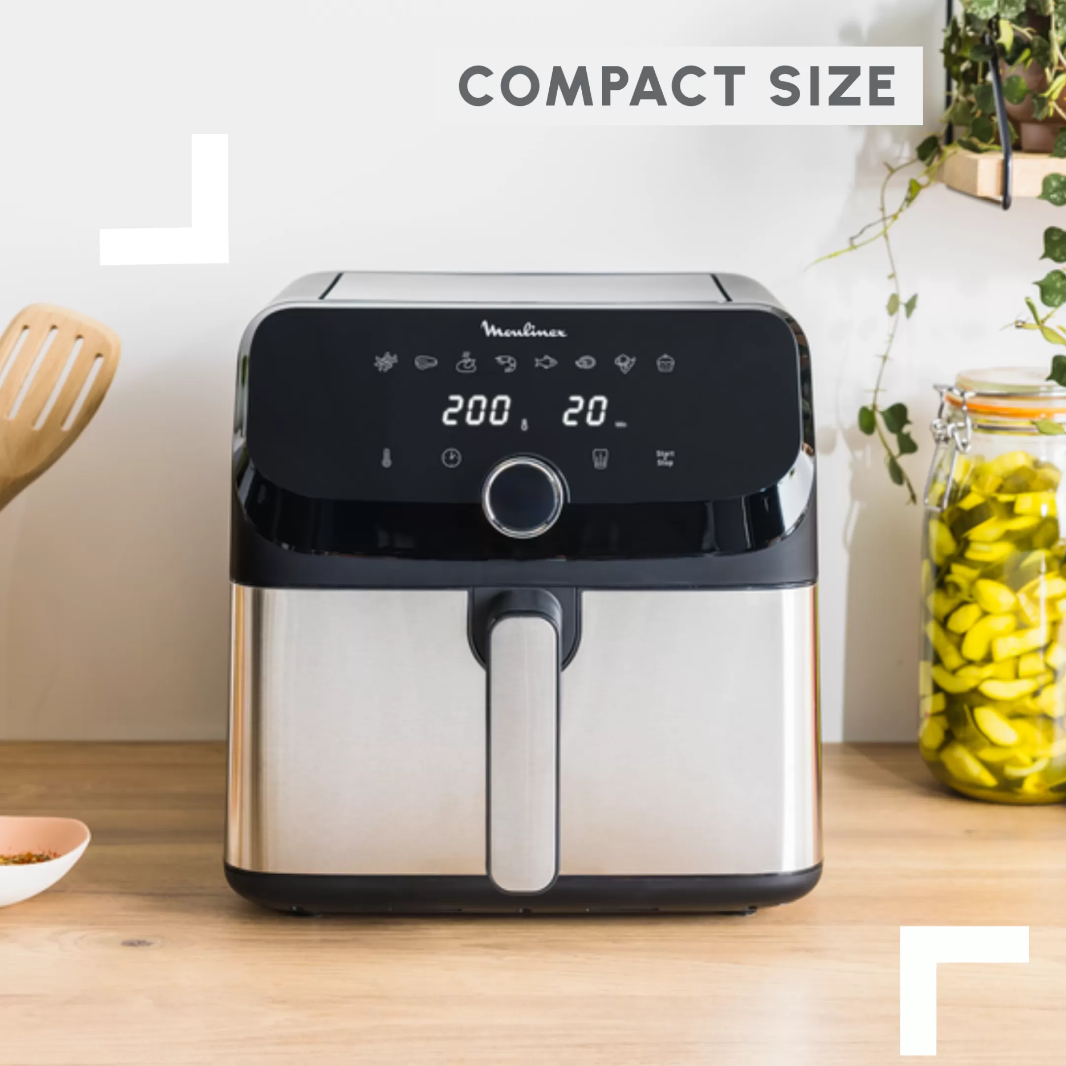 Moulinex Easy Fry Mega EZ855D20 Air Fryer - 8 Programma's - 7.5 L Flash Sale
