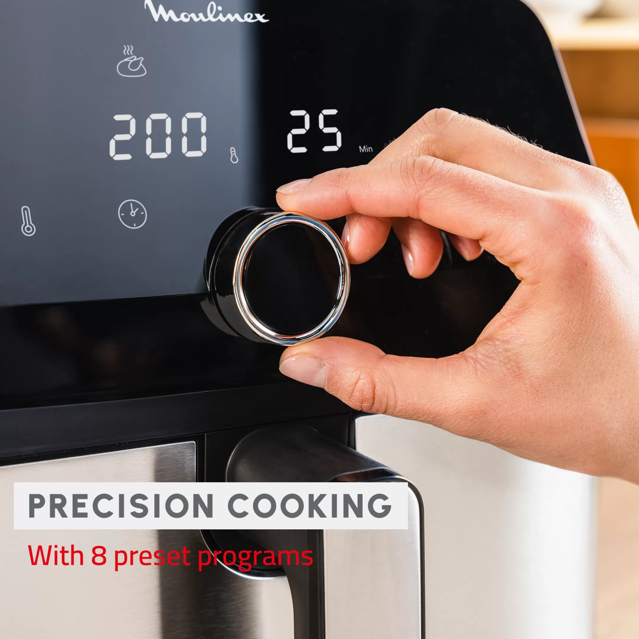 Moulinex Easy Fry Mega EZ855D20 Air Fryer - 8 Programma's - 7.5 L Flash Sale