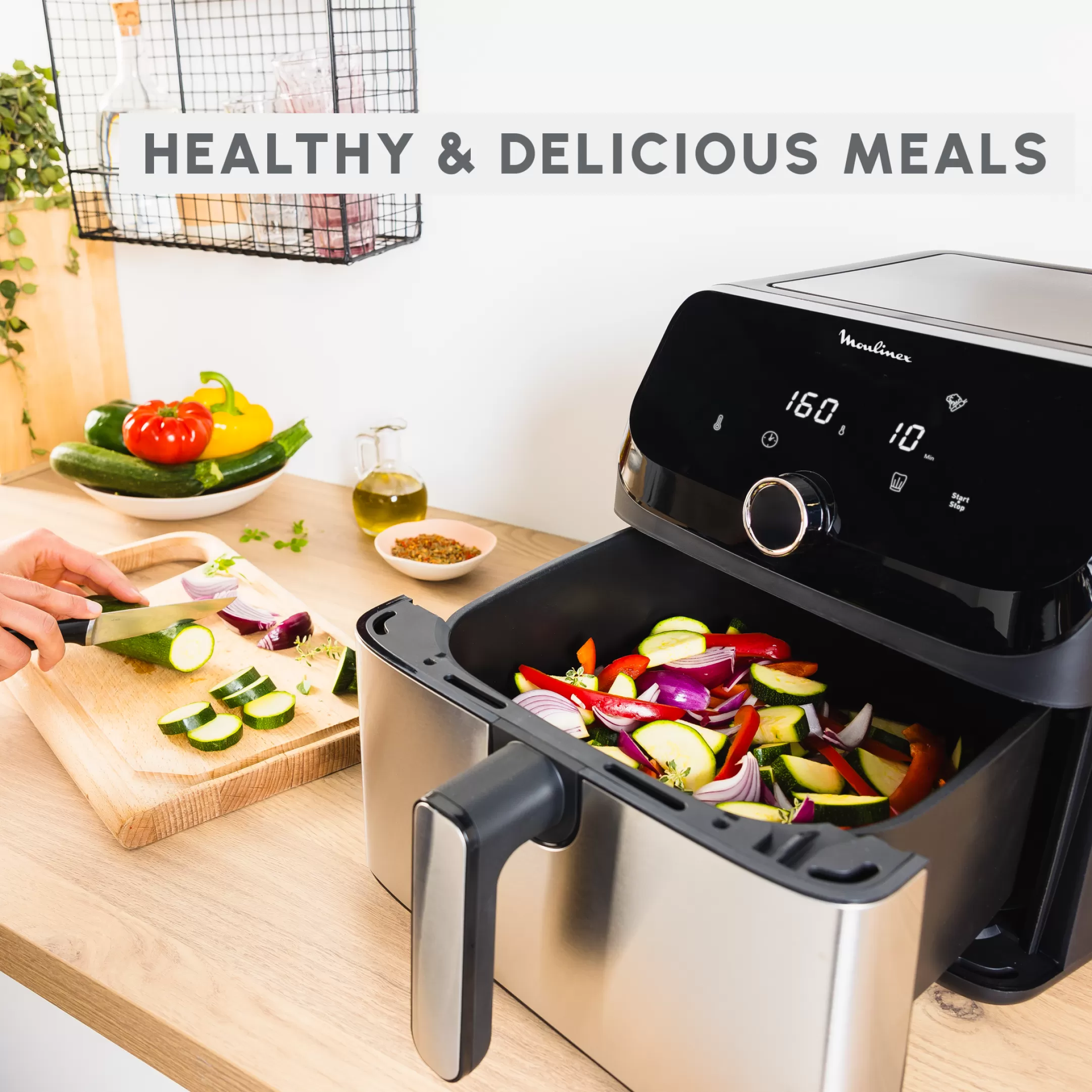 Moulinex Easy Fry Mega EZ855D20 Air Fryer - 8 Programma's - 7.5 L Flash Sale
