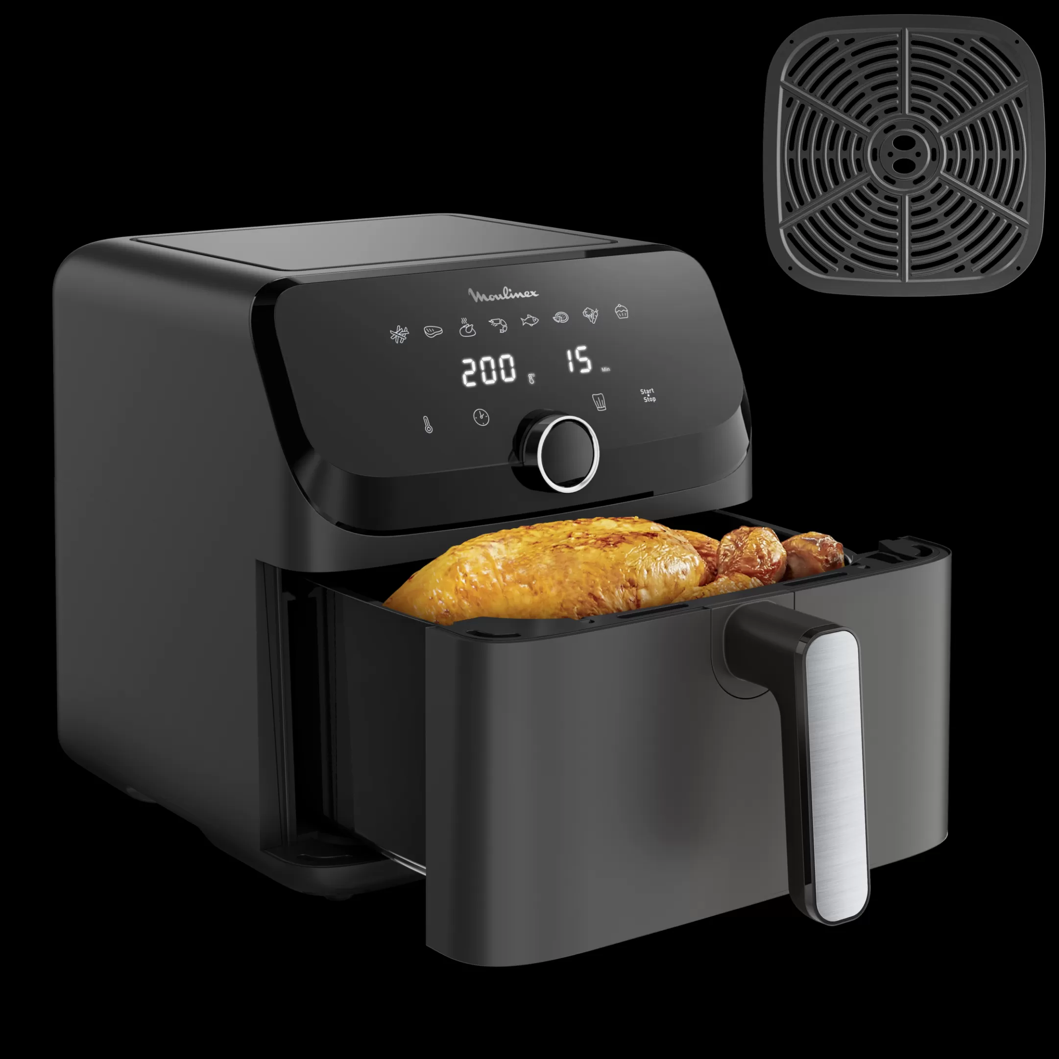 Moulinex Easy Fry Mega EZ855HF0 Air Fryer - 8 Programma's - 7.5 L Outlet