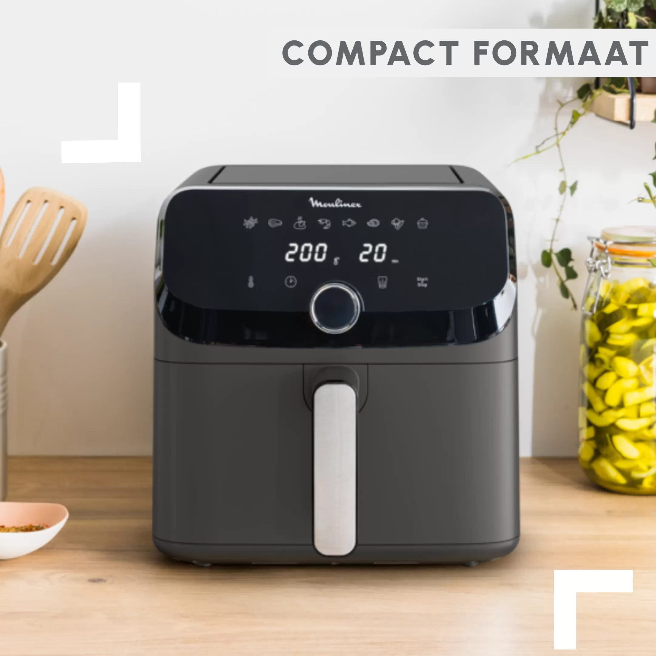Moulinex Easy Fry Mega EZ855HF0 Air Fryer - 8 Programma's - 7.5 L Outlet