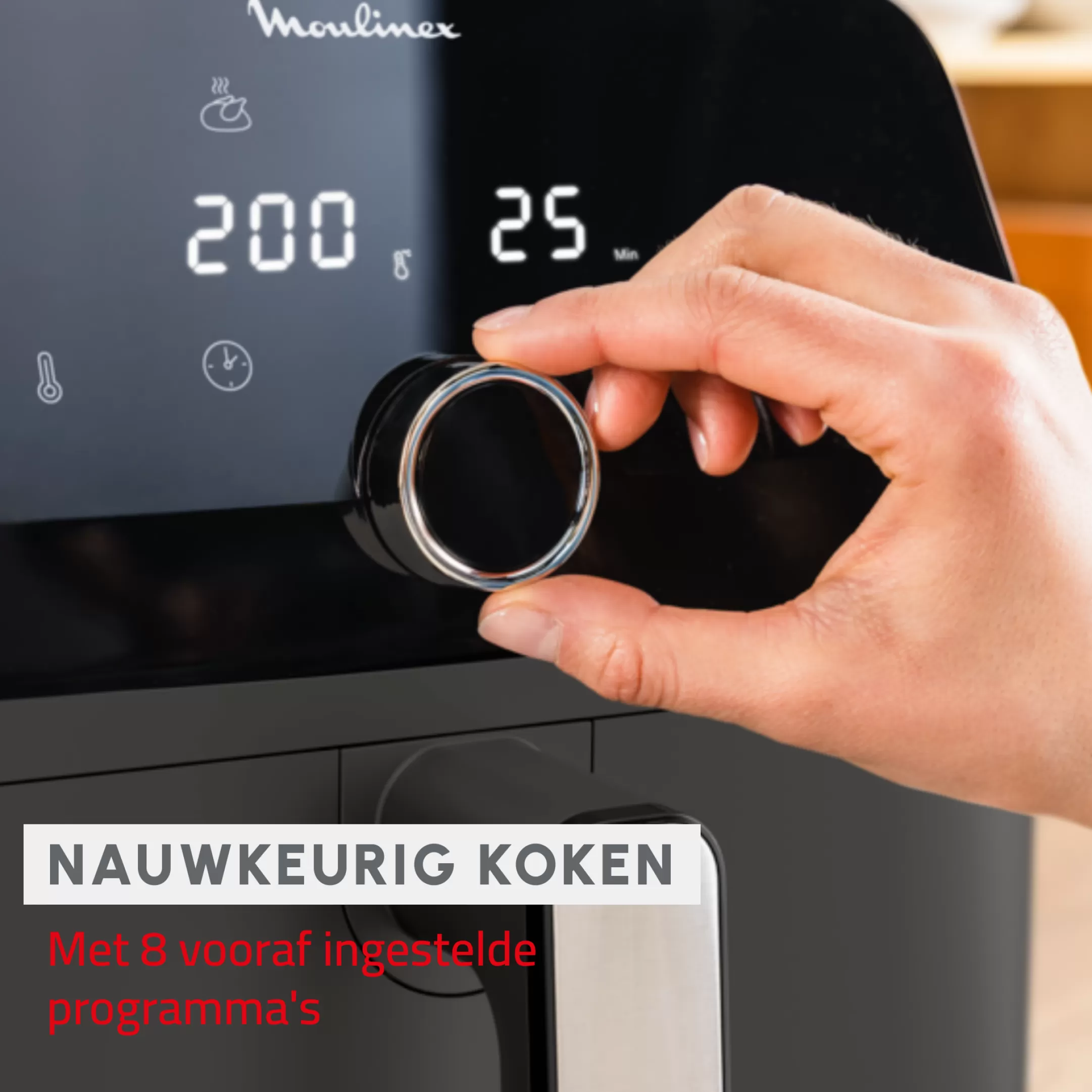 Moulinex Easy Fry Mega EZ855HF0 Air Fryer - 8 Programma's - 7.5 L Outlet