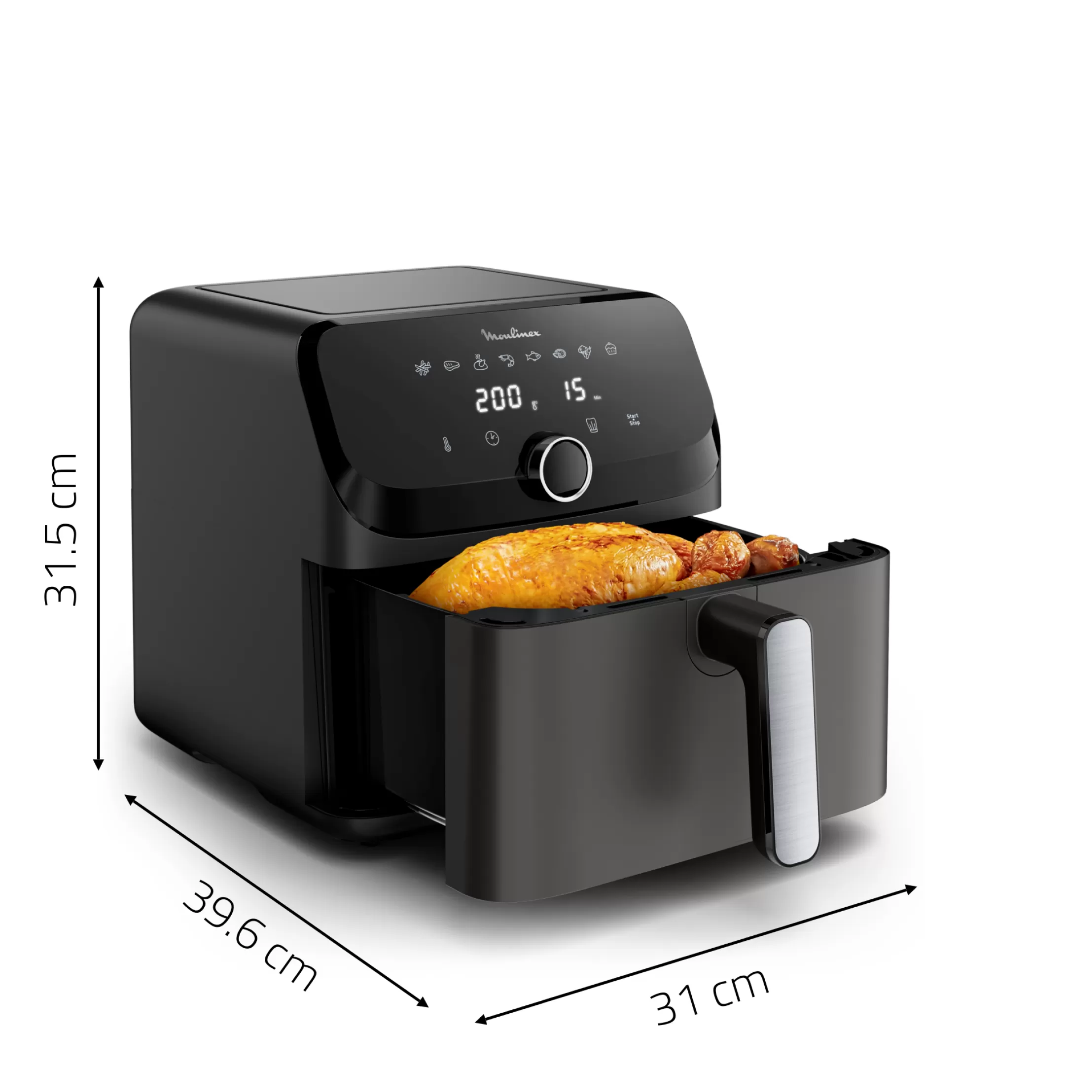 Moulinex Easy Fry Mega EZ855HF0 Air Fryer - 8 Programma's - 7.5 L Outlet