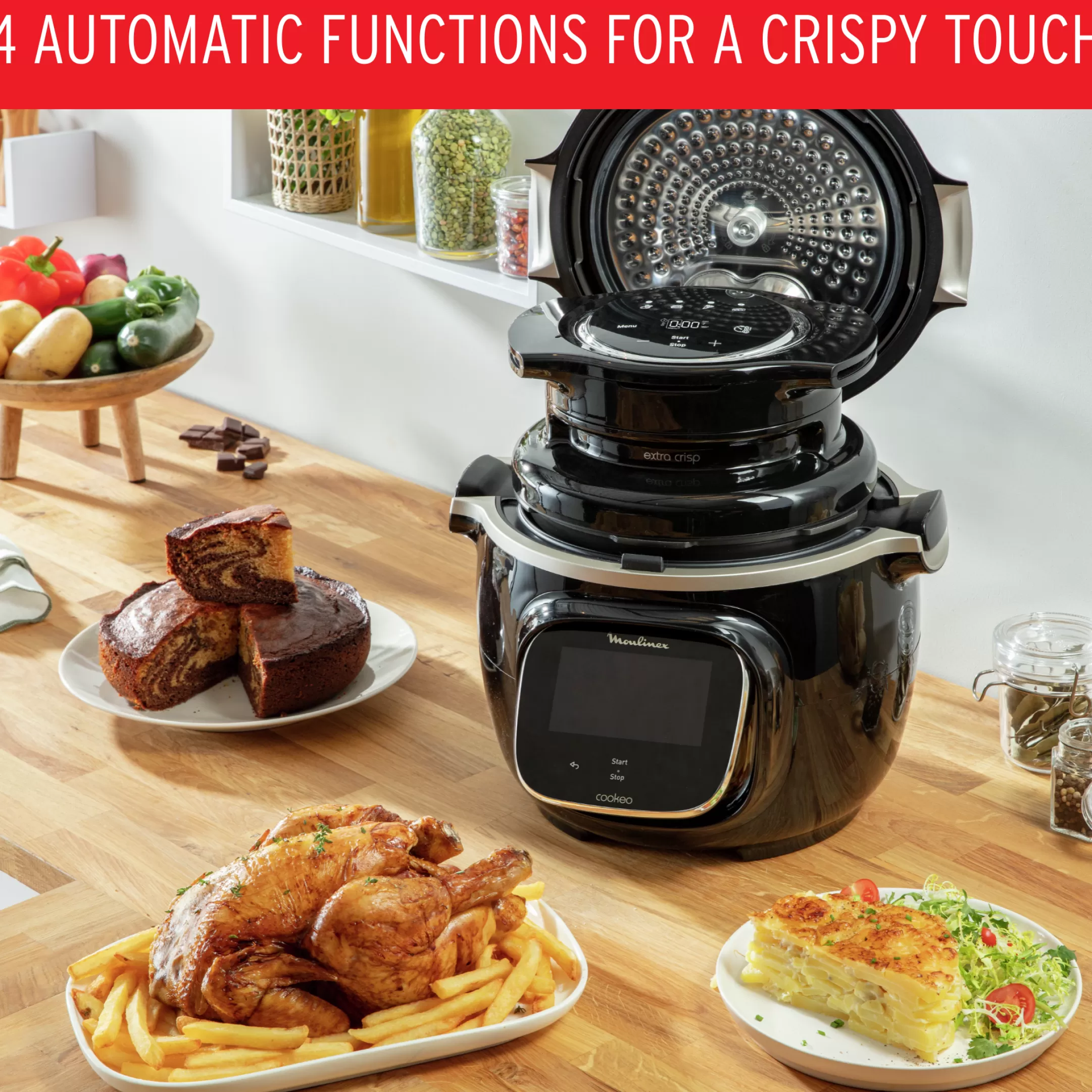 Moulinex Extra Crisp EZ150800 Air Fryer & Grill Accessoire Voor Cookeo Best