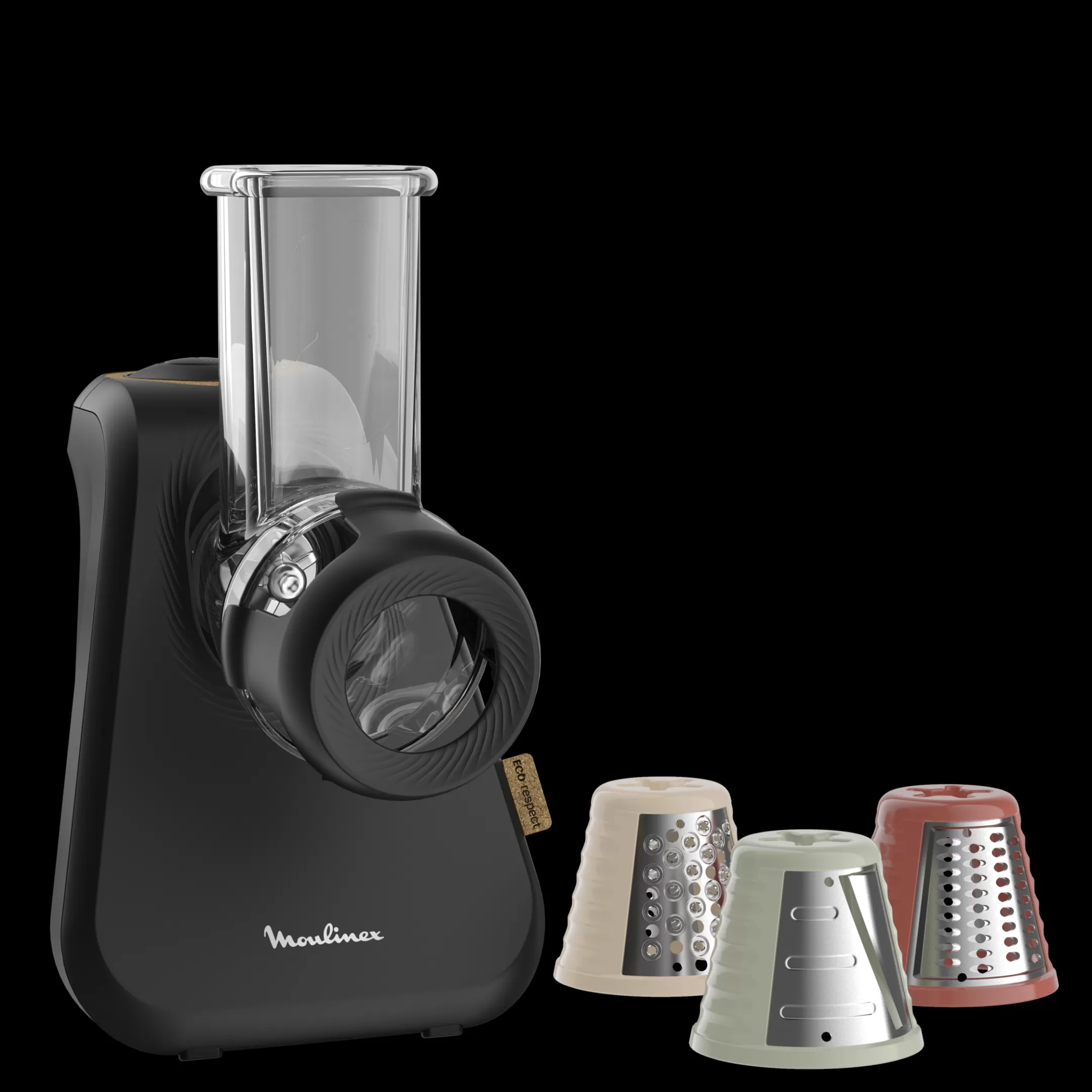 Moulinex Fresh Express Eco Respect DJ77EN10 Groentesnijder - 200W - 3 Accessoires - Eco-design Outlet