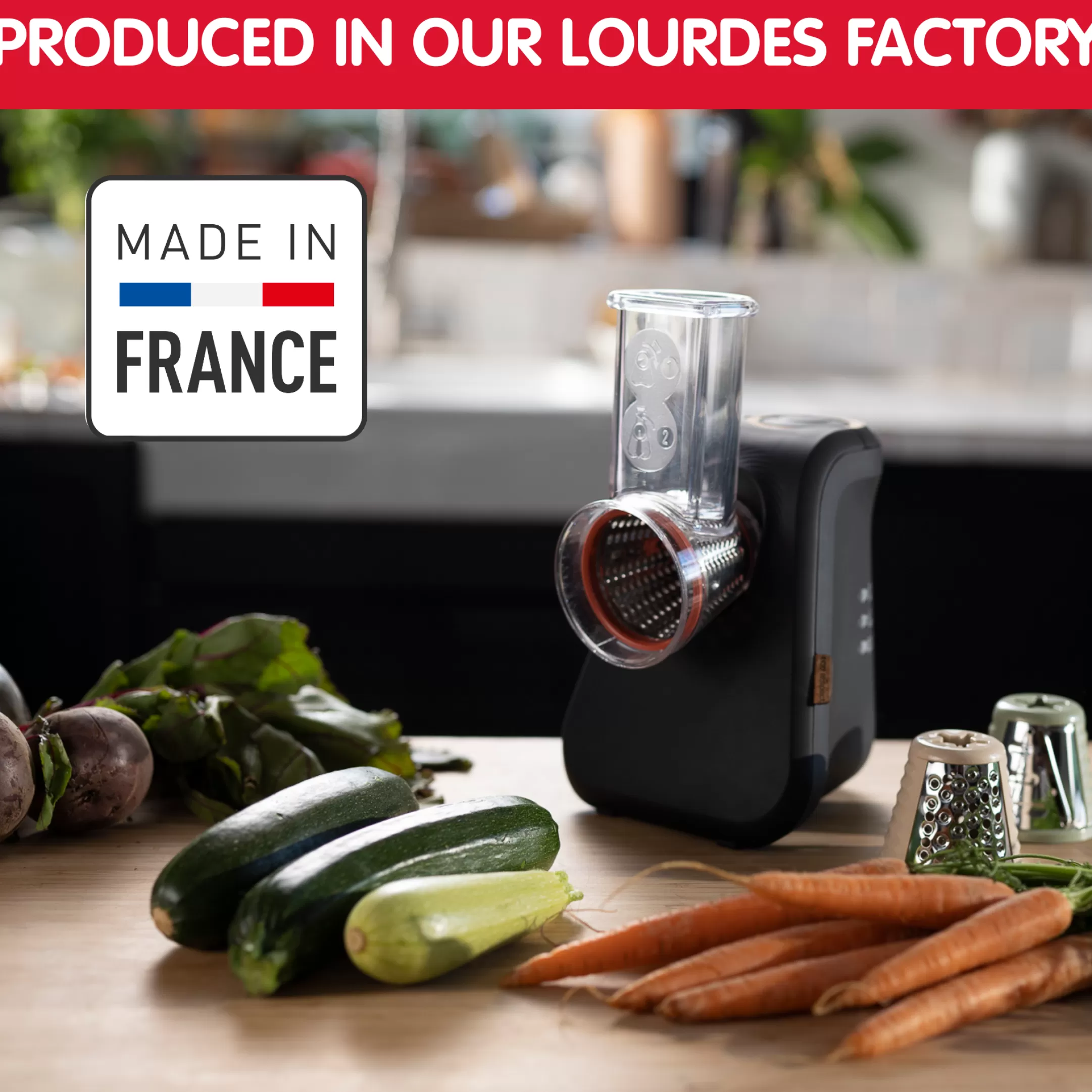 Moulinex Fresh Express Eco Respect DJ77EN10 Groentesnijder - 200W - 3 Accessoires - Eco-design Outlet