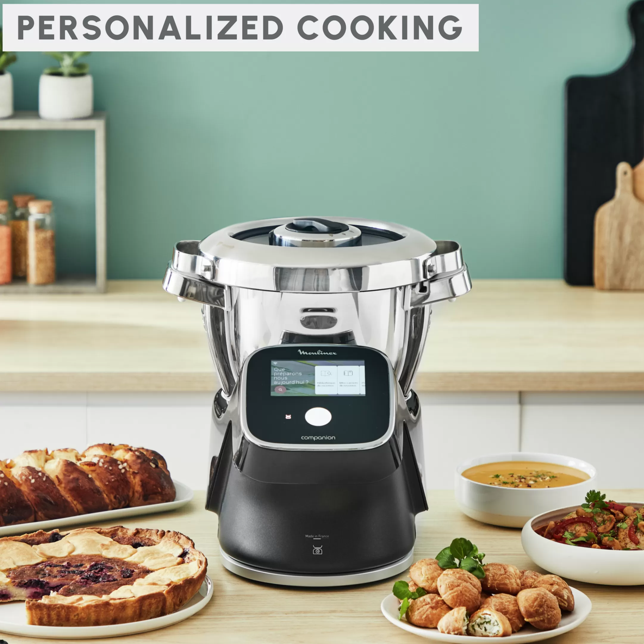 Moulinex I-Companion Touch Pro HF93D810 Kookrobot - 17 Programma's - 8 Accessoires - Ingebouwde Weegschaal Online