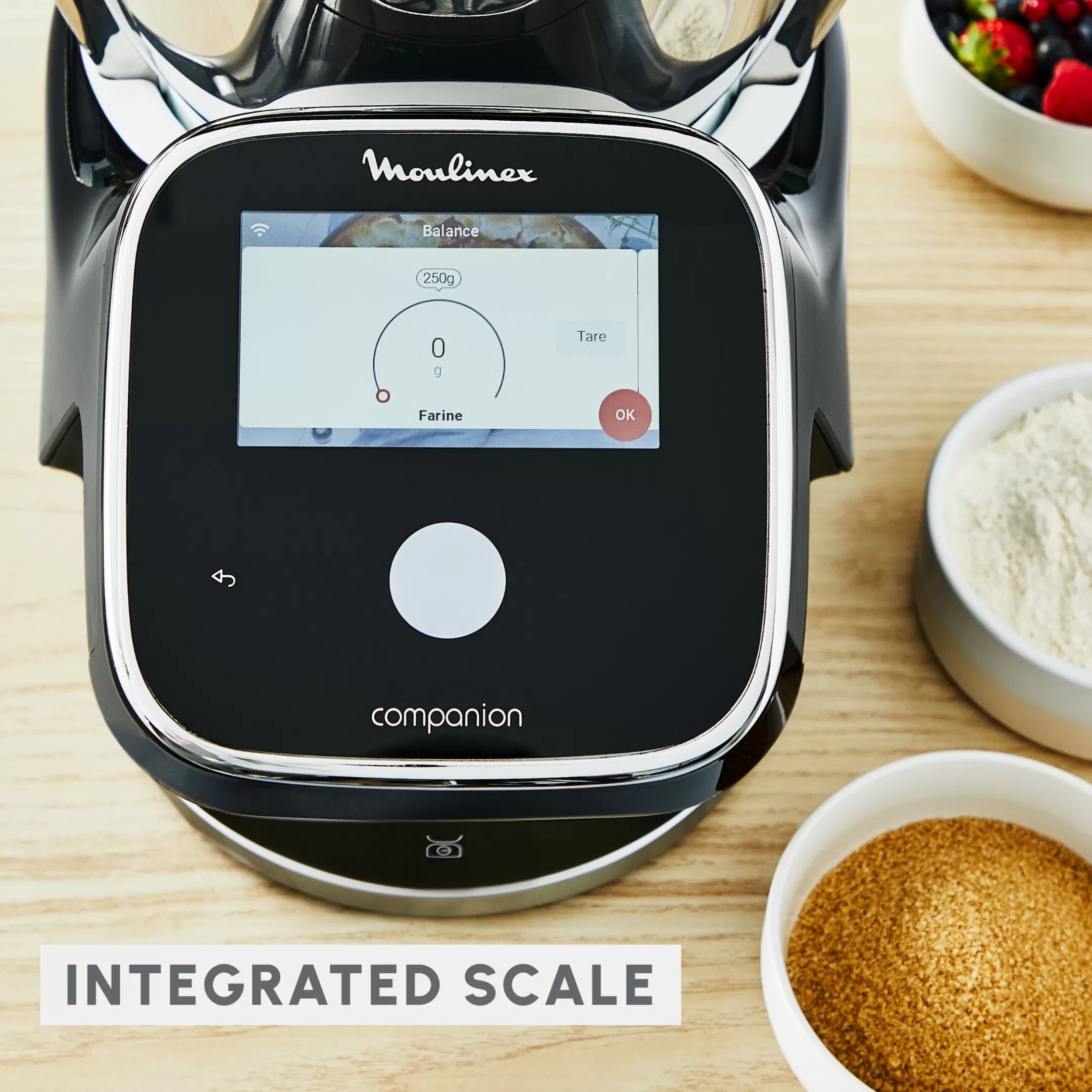 Moulinex I-Companion Touch Pro HF93D810 Kookrobot - 17 Programma's - 8 Accessoires - Ingebouwde Weegschaal Online