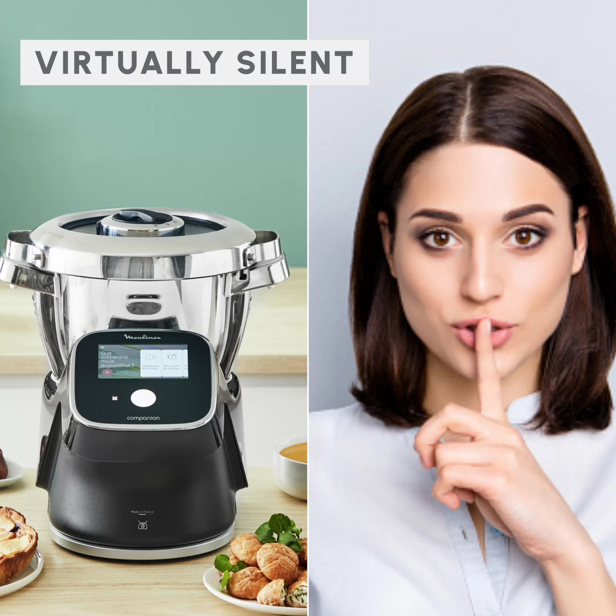 Moulinex I-Companion Touch Pro HF93D810 Kookrobot - 17 Programma's - 8 Accessoires - Ingebouwde Weegschaal Online