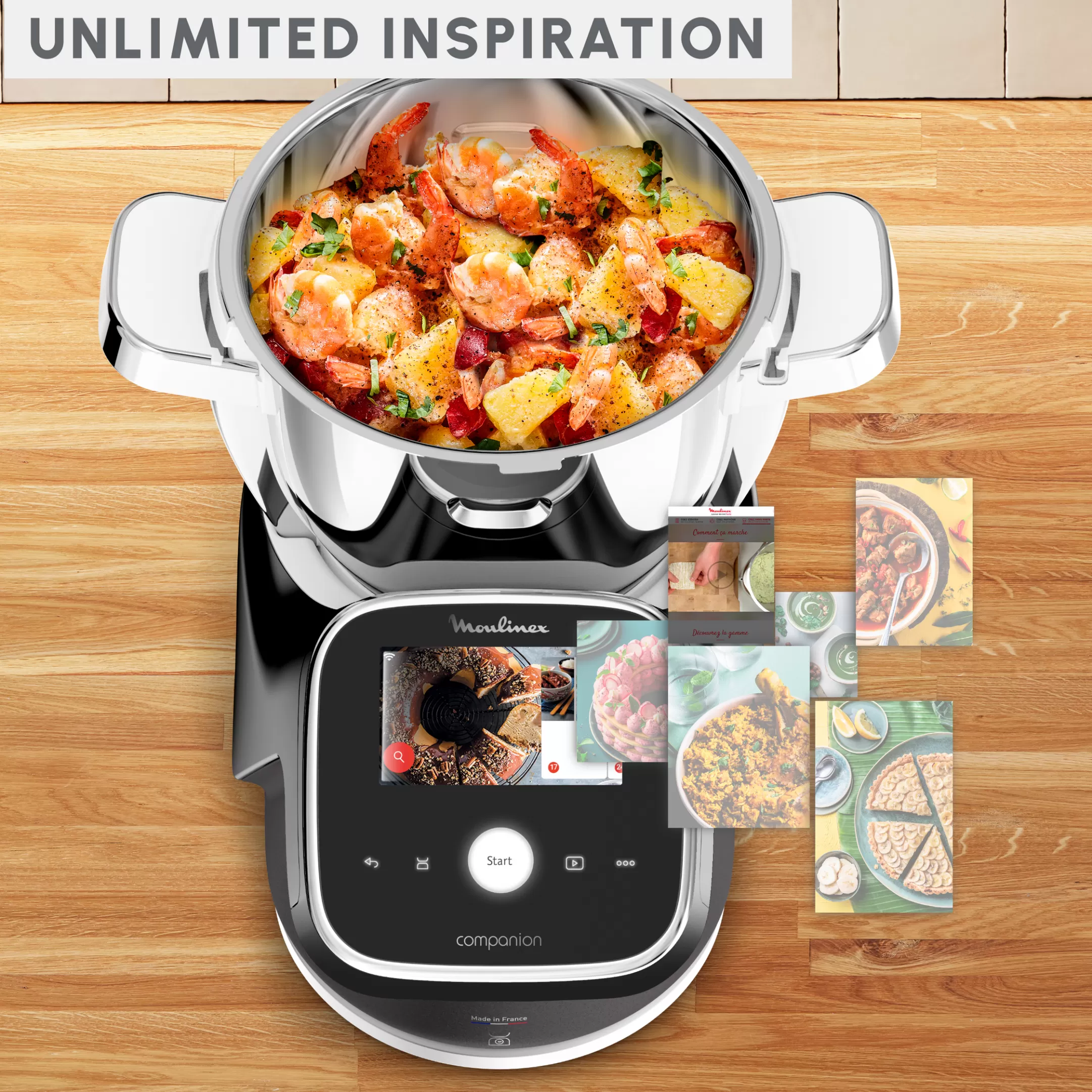 Moulinex I-Companion Touch Pro HF93D810 Kookrobot - 17 Programma's - 8 Accessoires - Ingebouwde Weegschaal Online