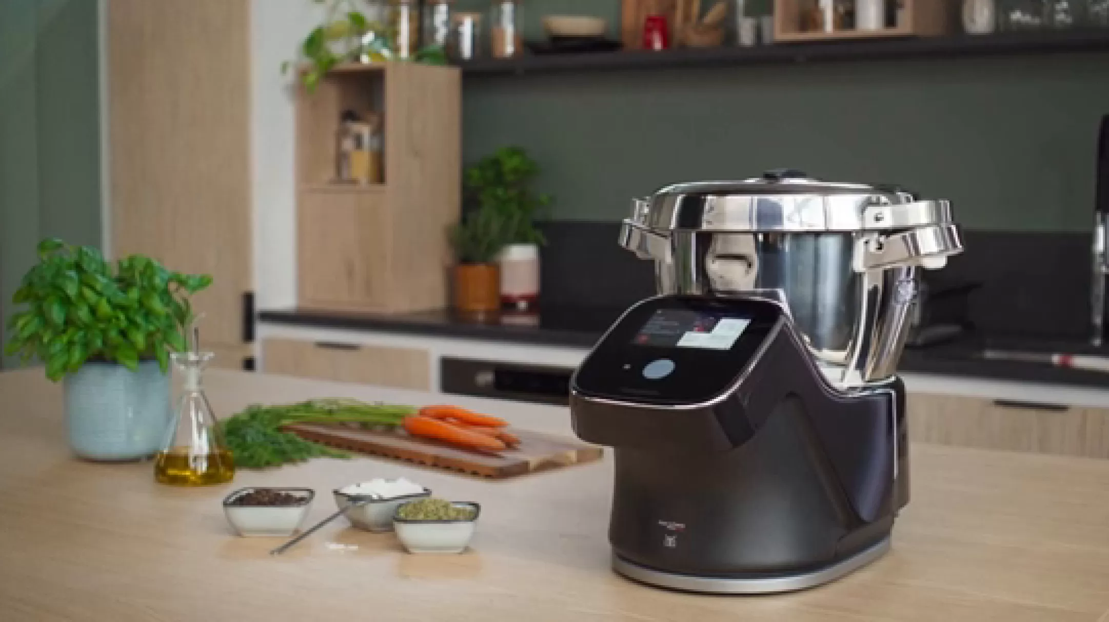 Moulinex I-Companion Touch Pro HF93D810 Kookrobot - 17 Programma's - 8 Accessoires - Ingebouwde Weegschaal Online
