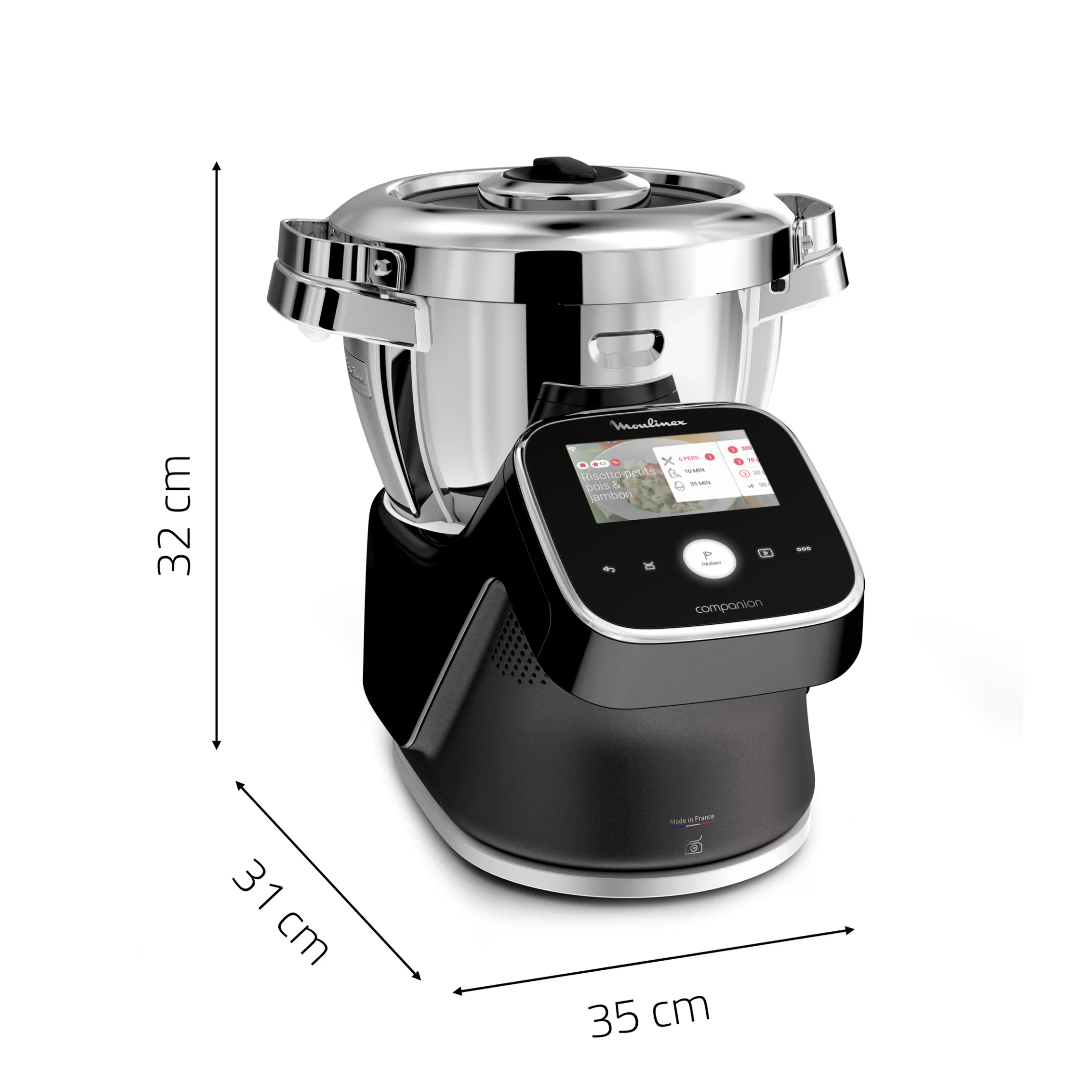 Moulinex I-Companion Touch Pro HF93D810 Kookrobot - 17 Programma's - 8 Accessoires - Ingebouwde Weegschaal Online