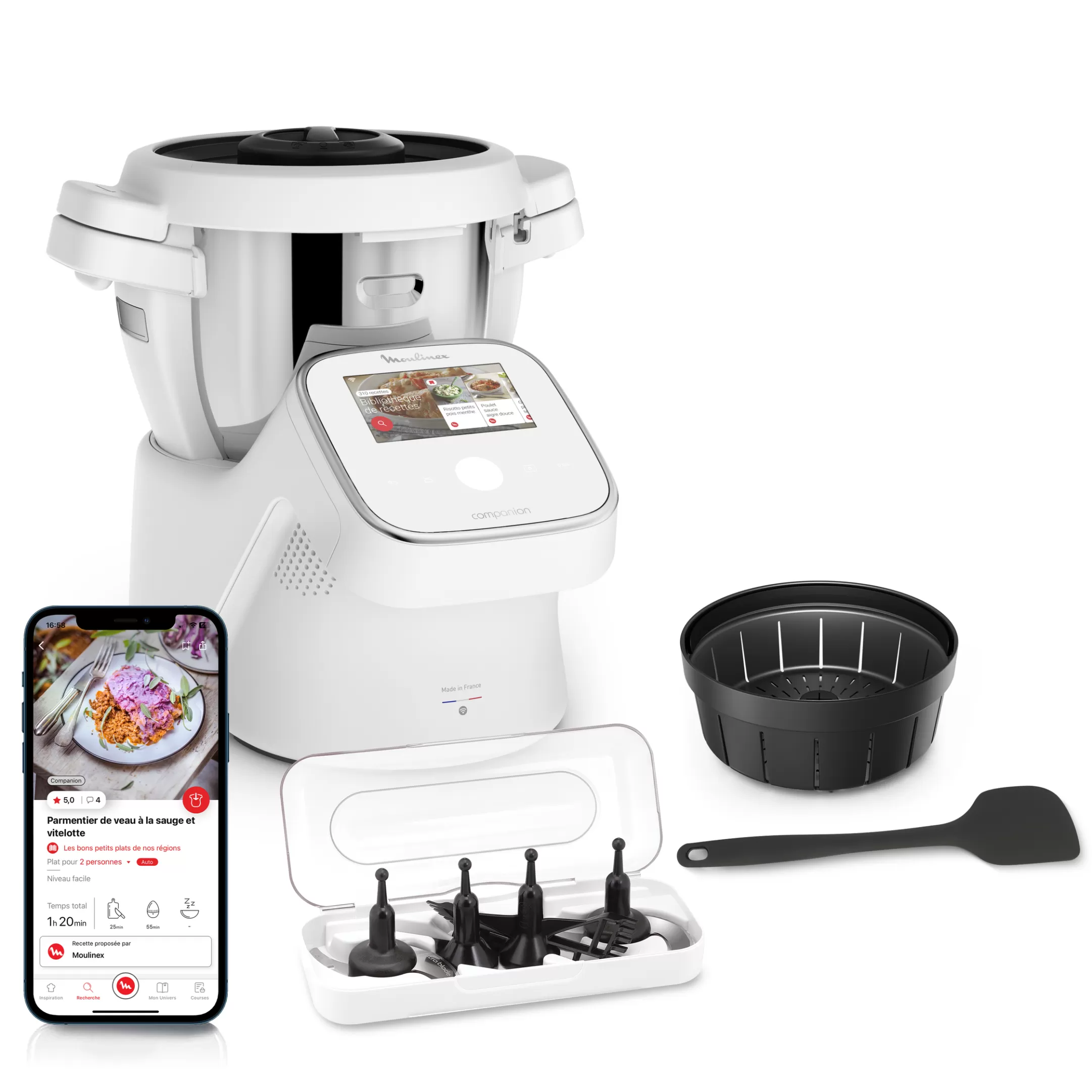 Moulinex I-Companion Touch XL HF935110 Kookrobot - 12 Programma's - 9 Accessoires Fashion