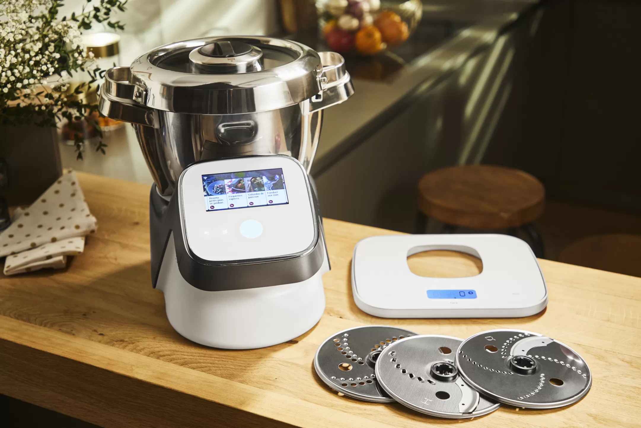 Moulinex I-Companion Touch XL YY4637FG Kookrobot - 12 Programma's - 9 Accessoires - Geconnecteerde Weegschaal Cheap