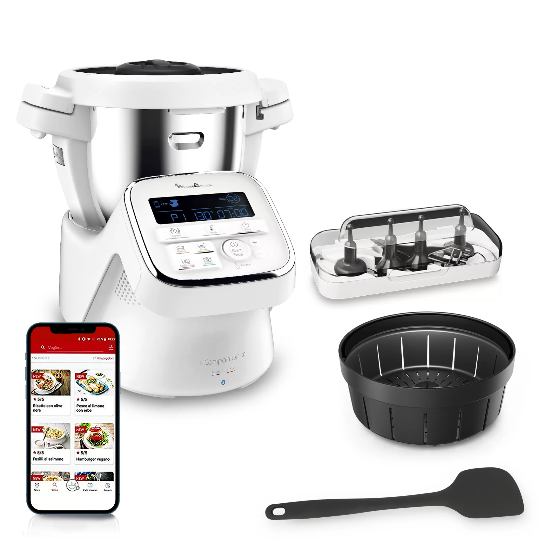 Moulinex I-Companion XL HF901120 Kookrobot - 14 Programma's - 7 Accessoires Best Sale