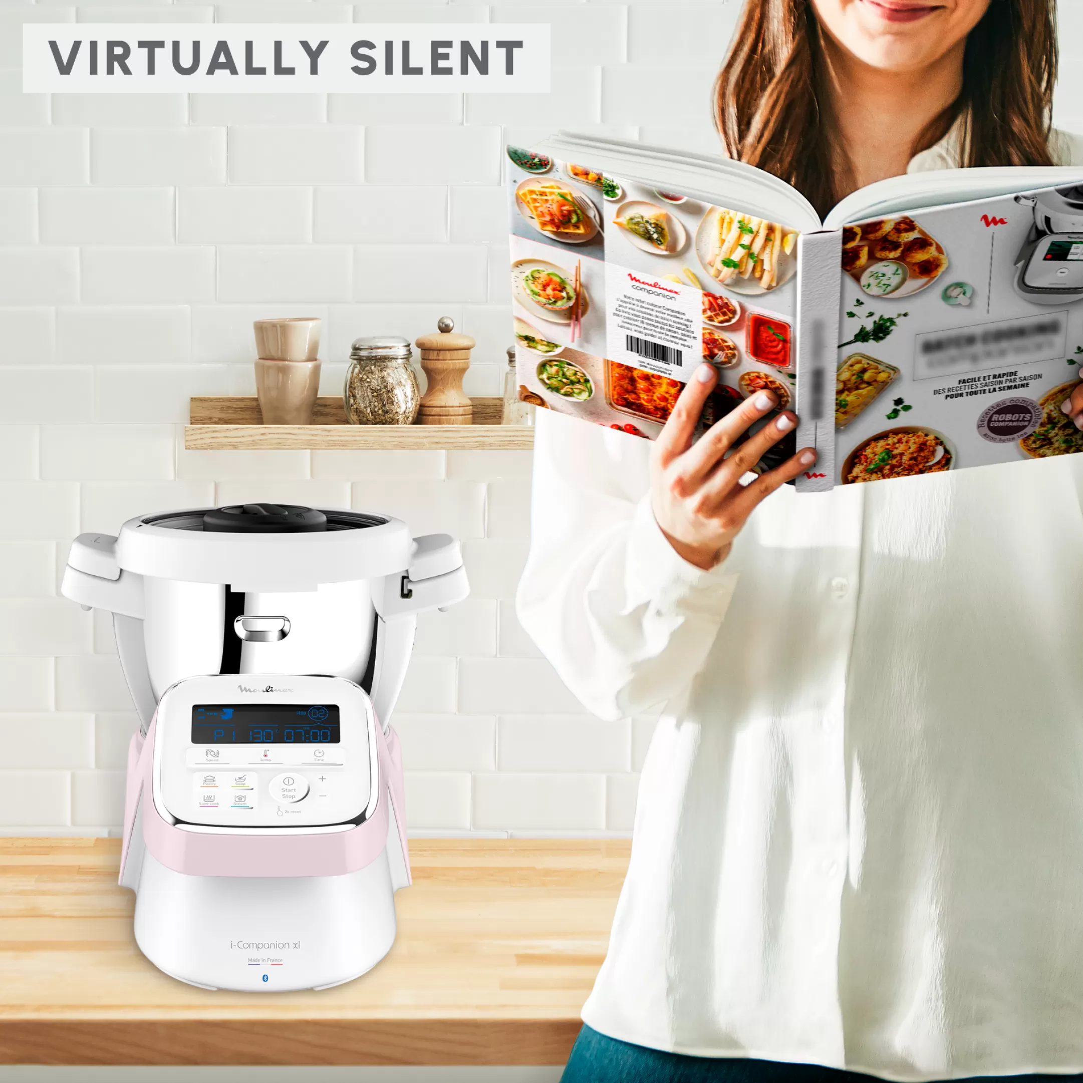 Moulinex I-Companion XL HF90E700 Kookrobot - 14 Programma's - 14 Accessoires (met Patisseriekit) - Limited Edition Sale