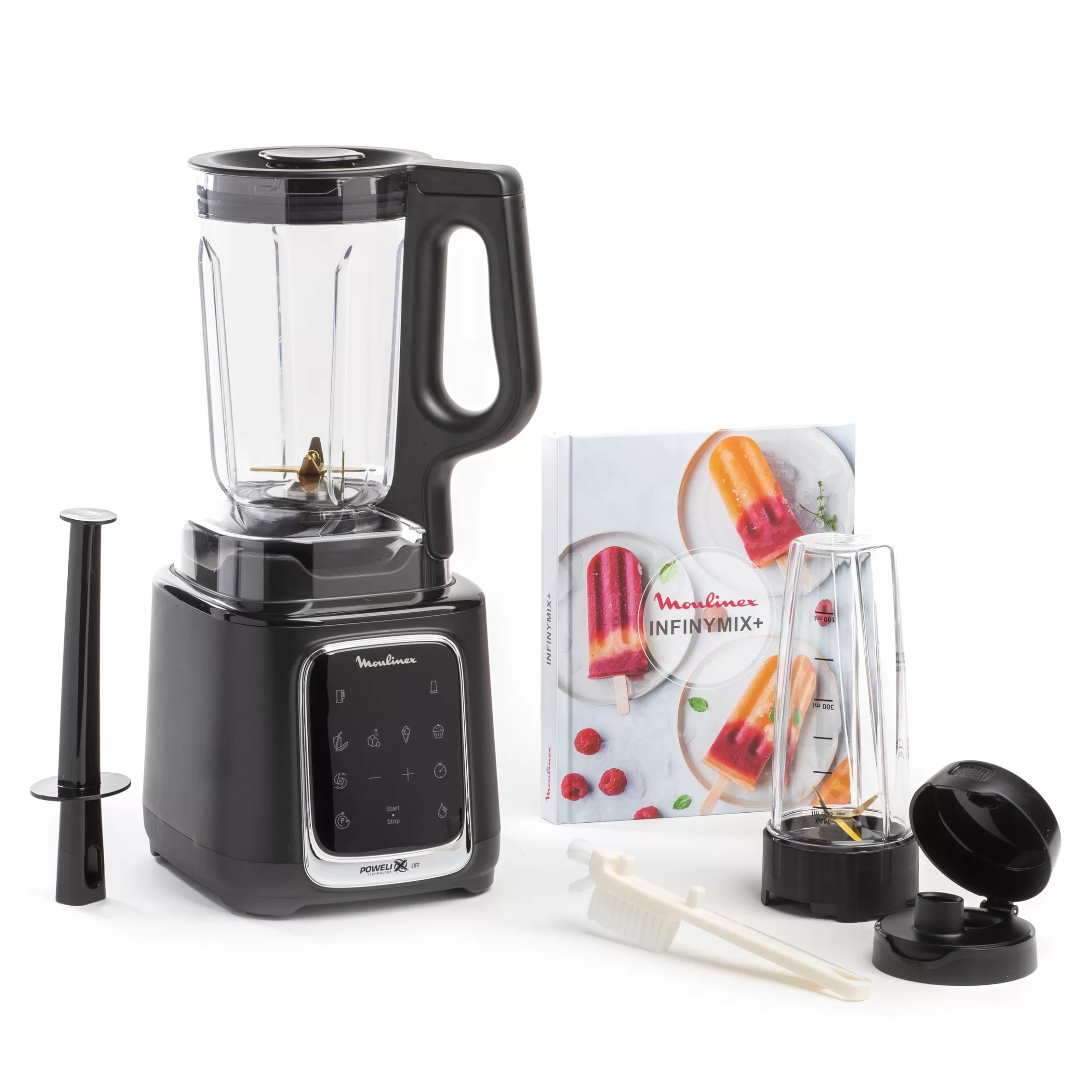 Moulinex InfinyMix+ LM91HD10 High-speed Blender - 1.600W - 6 Programma's - 2,6L Outlet