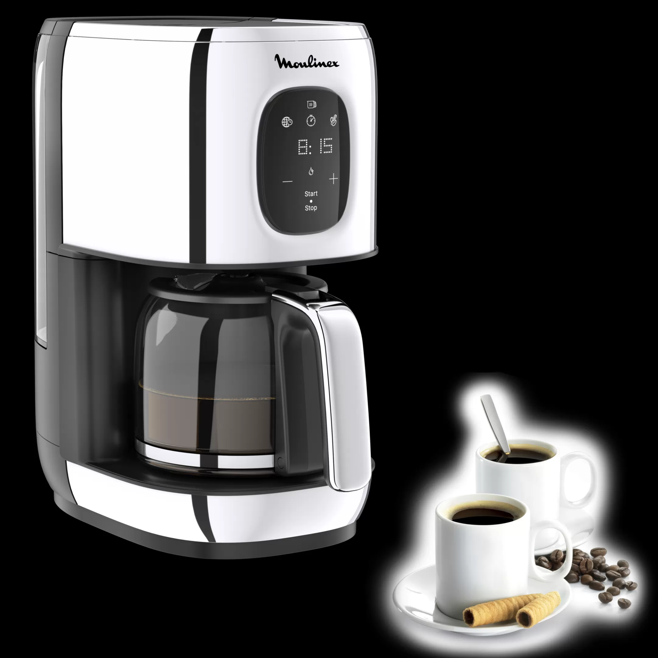 Moulinex Majestuo FG883D10 Koffiezetter Met Filter - 15 Tassen - Programmeerbaar Flash Sale