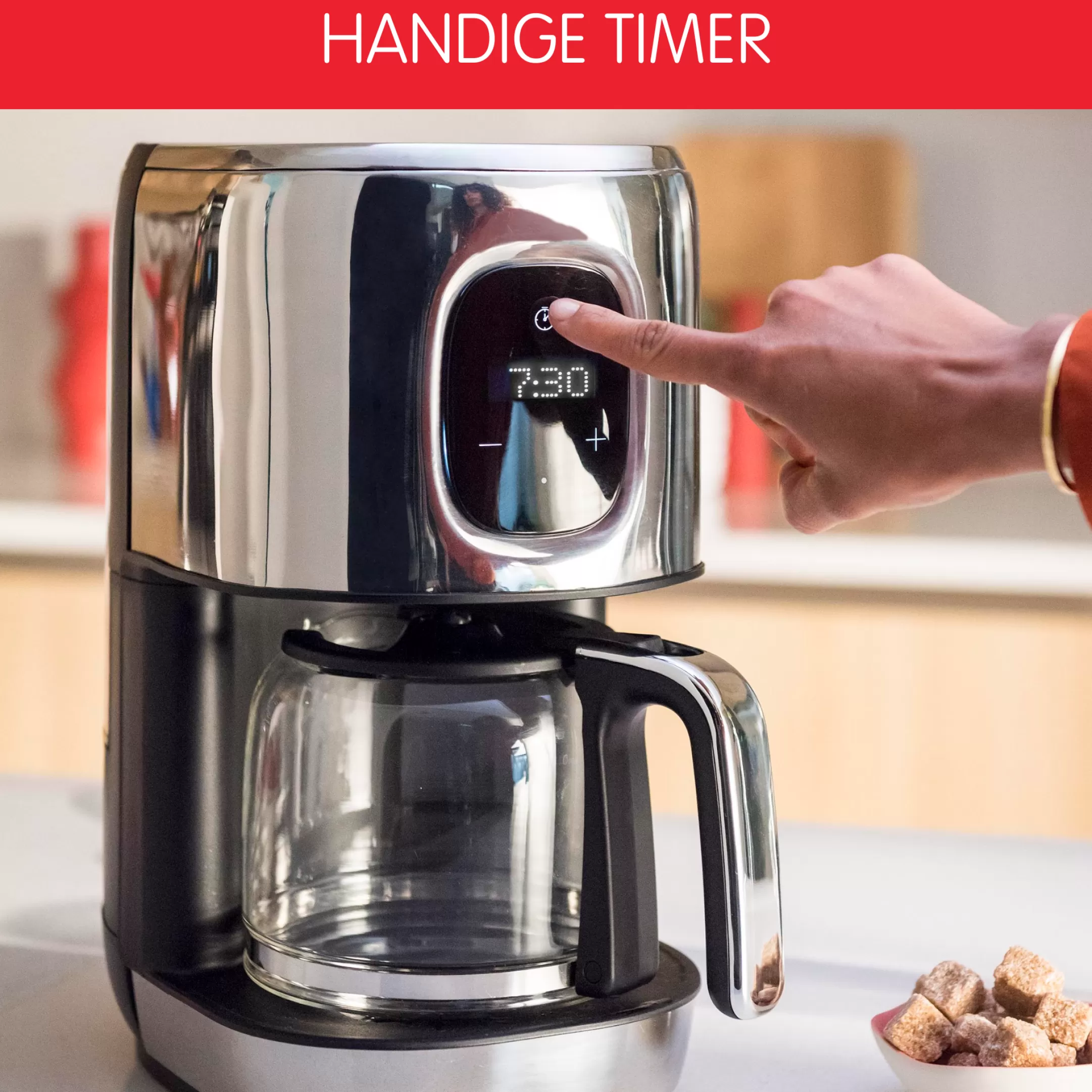 Moulinex Majestuo FG883D10 Koffiezetter Met Filter - 15 Tassen - Programmeerbaar Flash Sale
