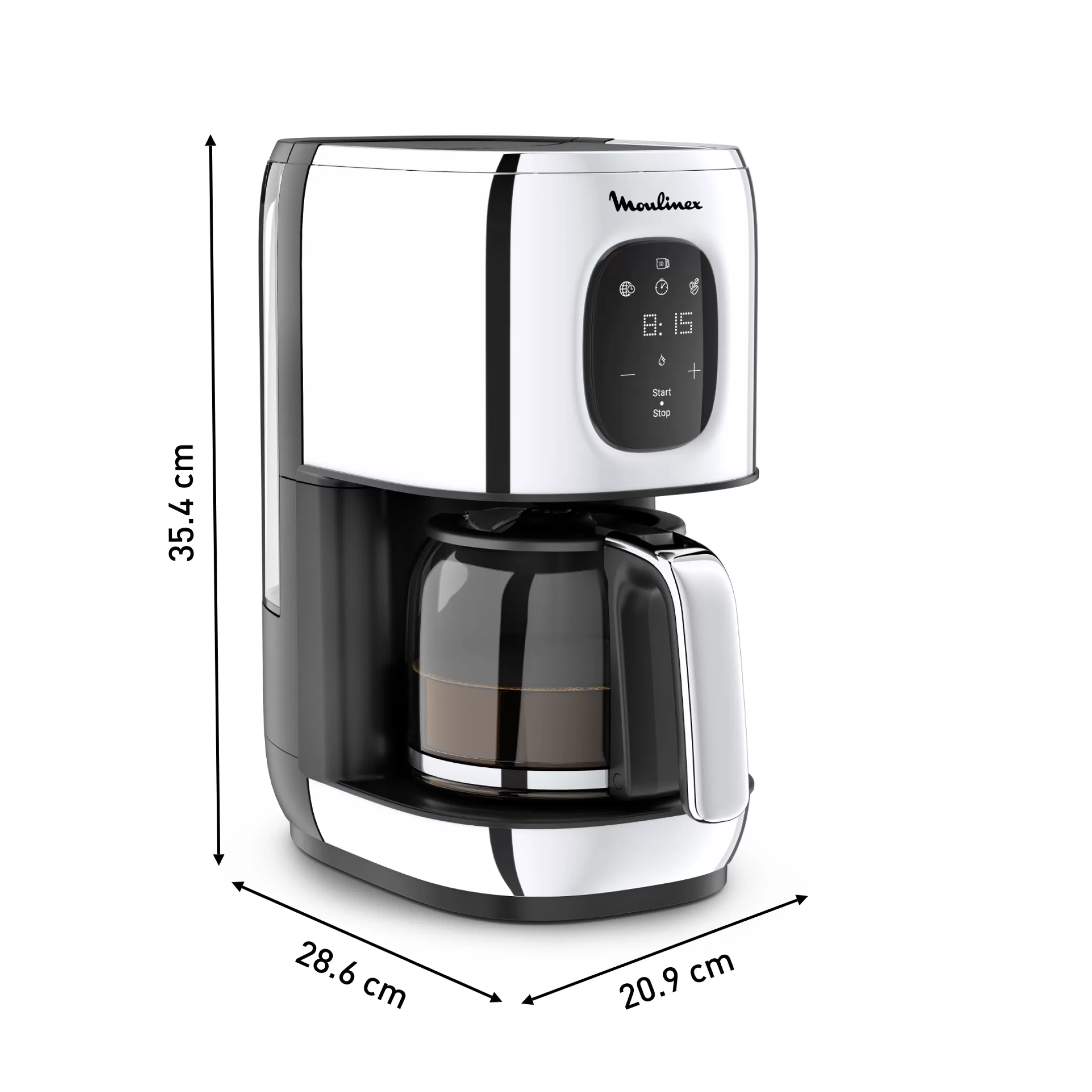 Moulinex Majestuo FG883D10 Koffiezetter Met Filter - 15 Tassen - Programmeerbaar Flash Sale