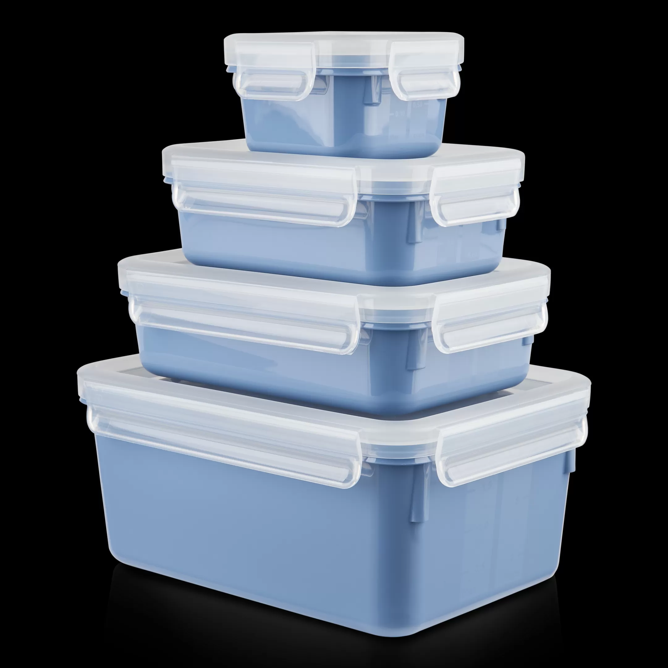 Moulinex MasterSeal Color N1030810 Set Van 4 Bewaardozen - 0,20L / 0,55L / 0,80L / 2,2L Sale