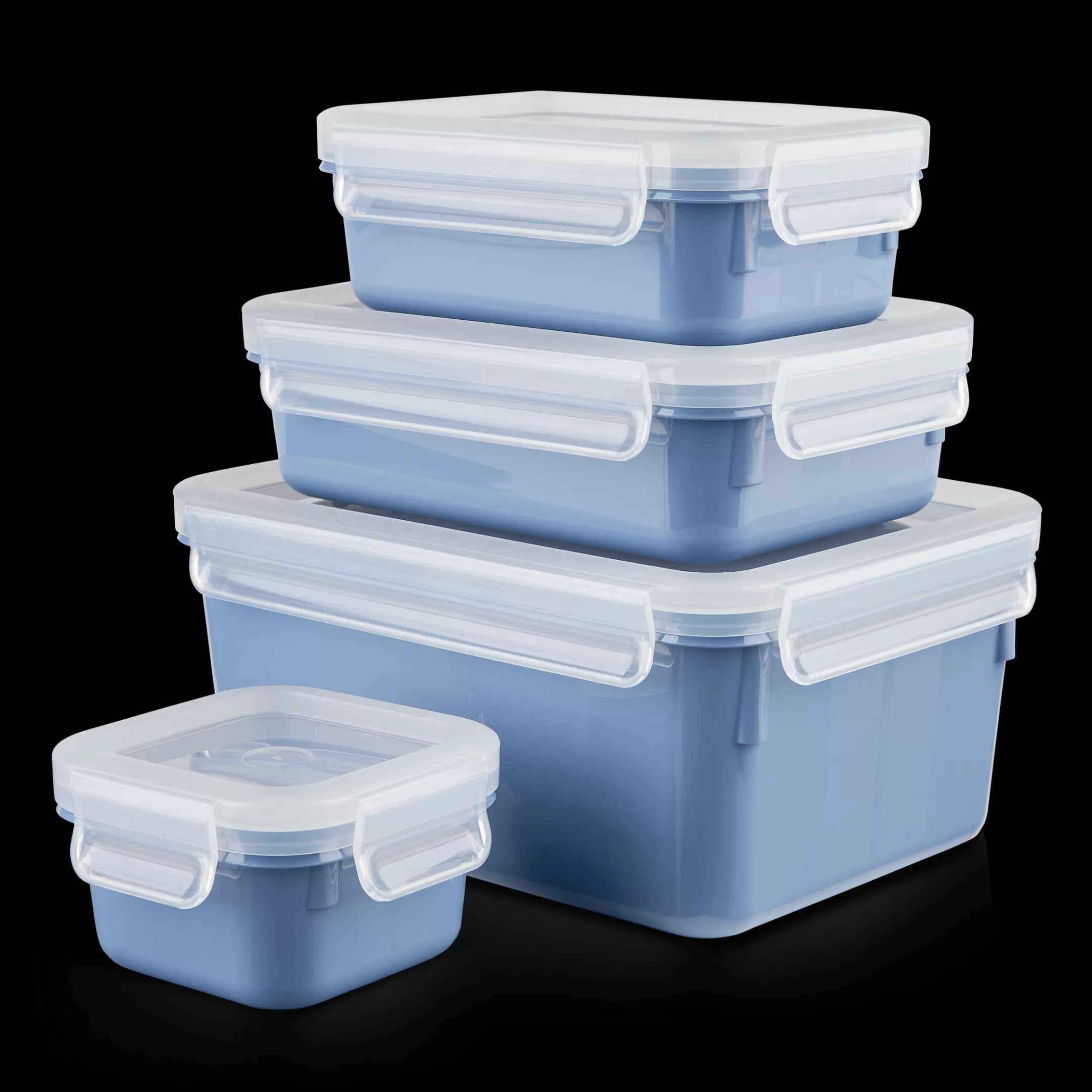 Moulinex MasterSeal Color N1030810 Set Van 4 Bewaardozen - 0,20L / 0,55L / 0,80L / 2,2L Sale