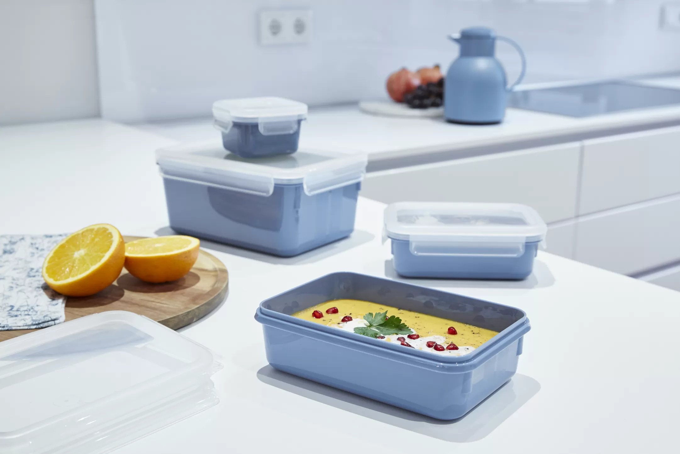 Moulinex MasterSeal Color N1030810 Set Van 4 Bewaardozen - 0,20L / 0,55L / 0,80L / 2,2L Sale