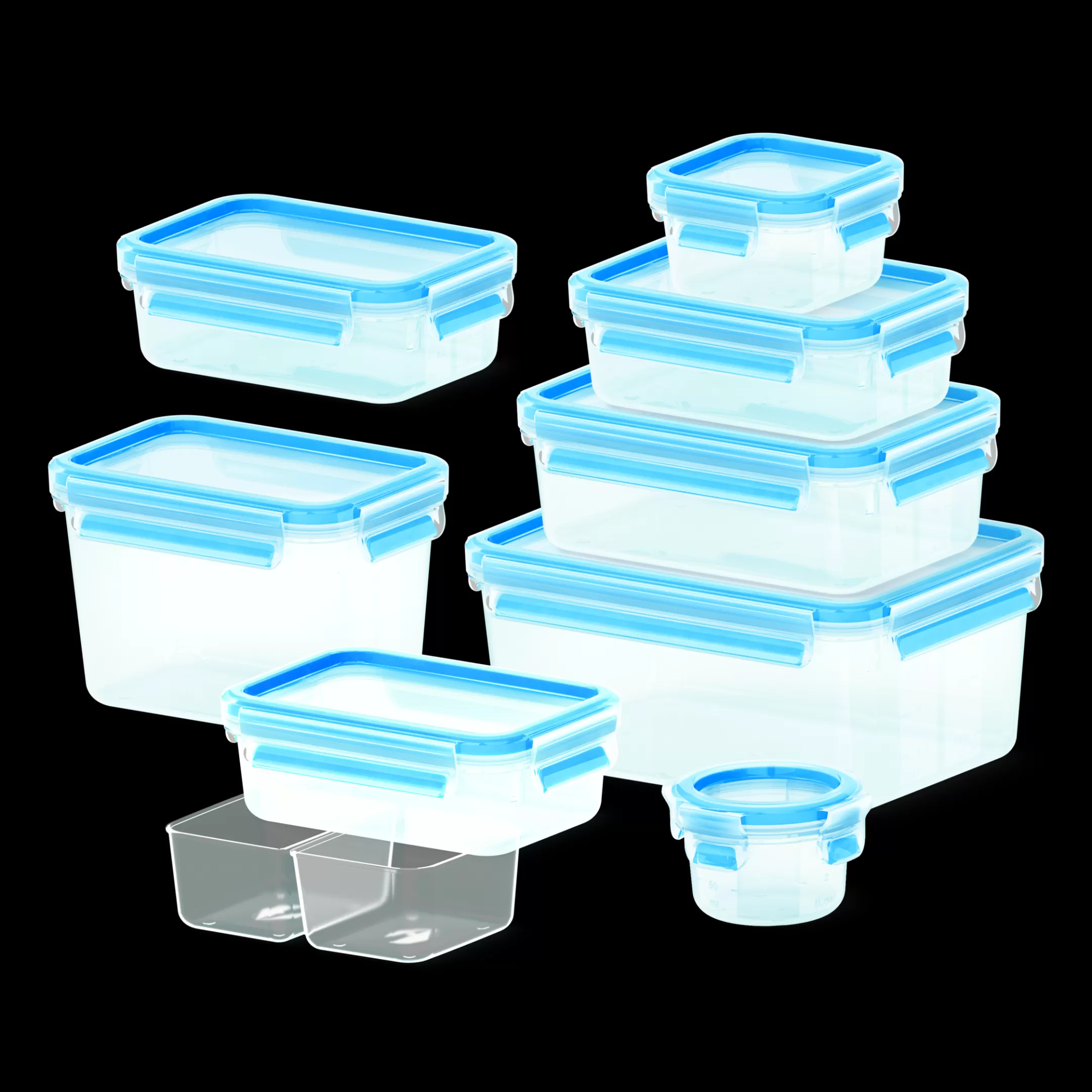 Moulinex MasterSeal Fresh N1031451 Set Van 9 Bewaardozen Van 0,15L Tot 2,2L Outlet