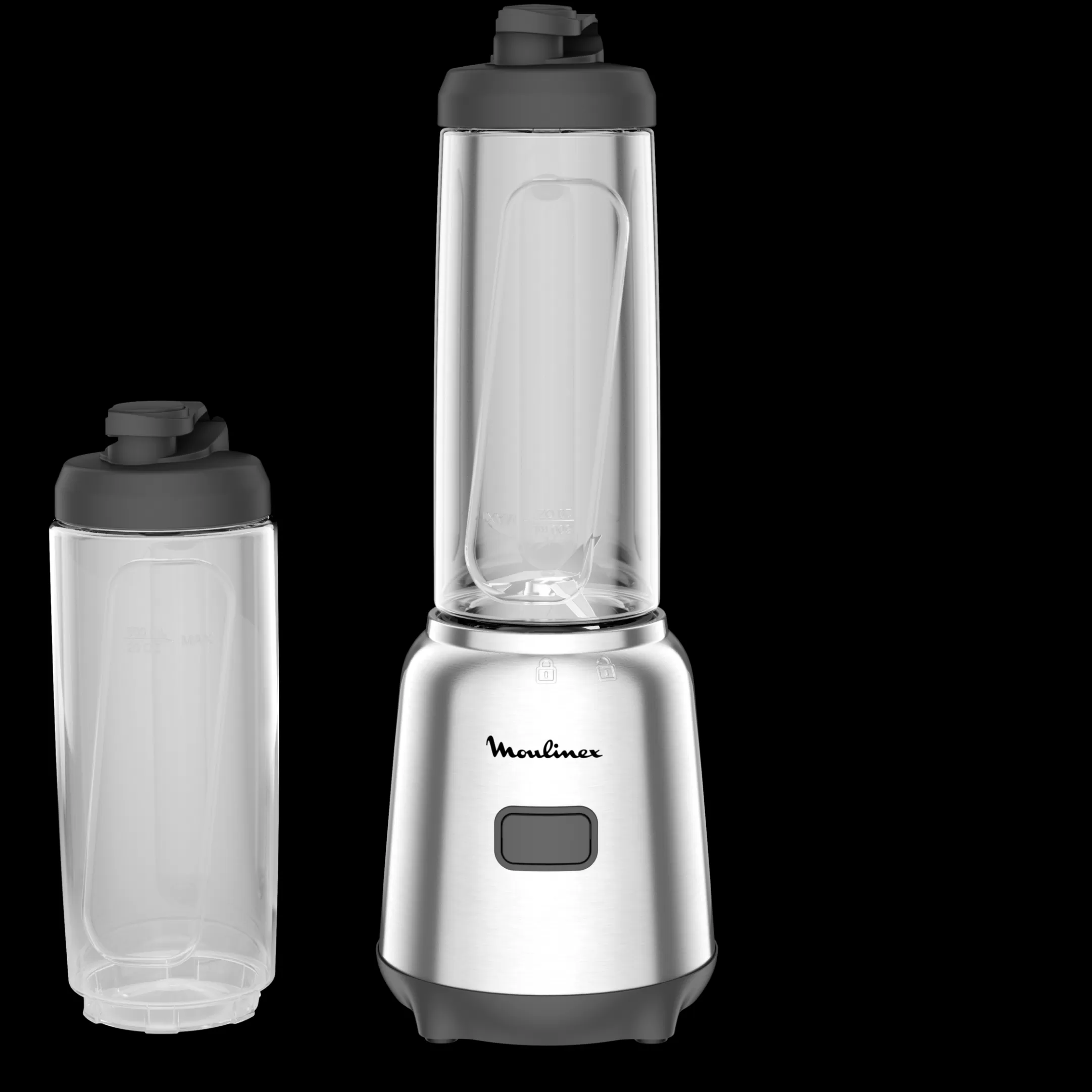 Moulinex Mix & Move LM15FD10 Blender - 300W - 1 Snelheid - 2 X 0,6L Sale