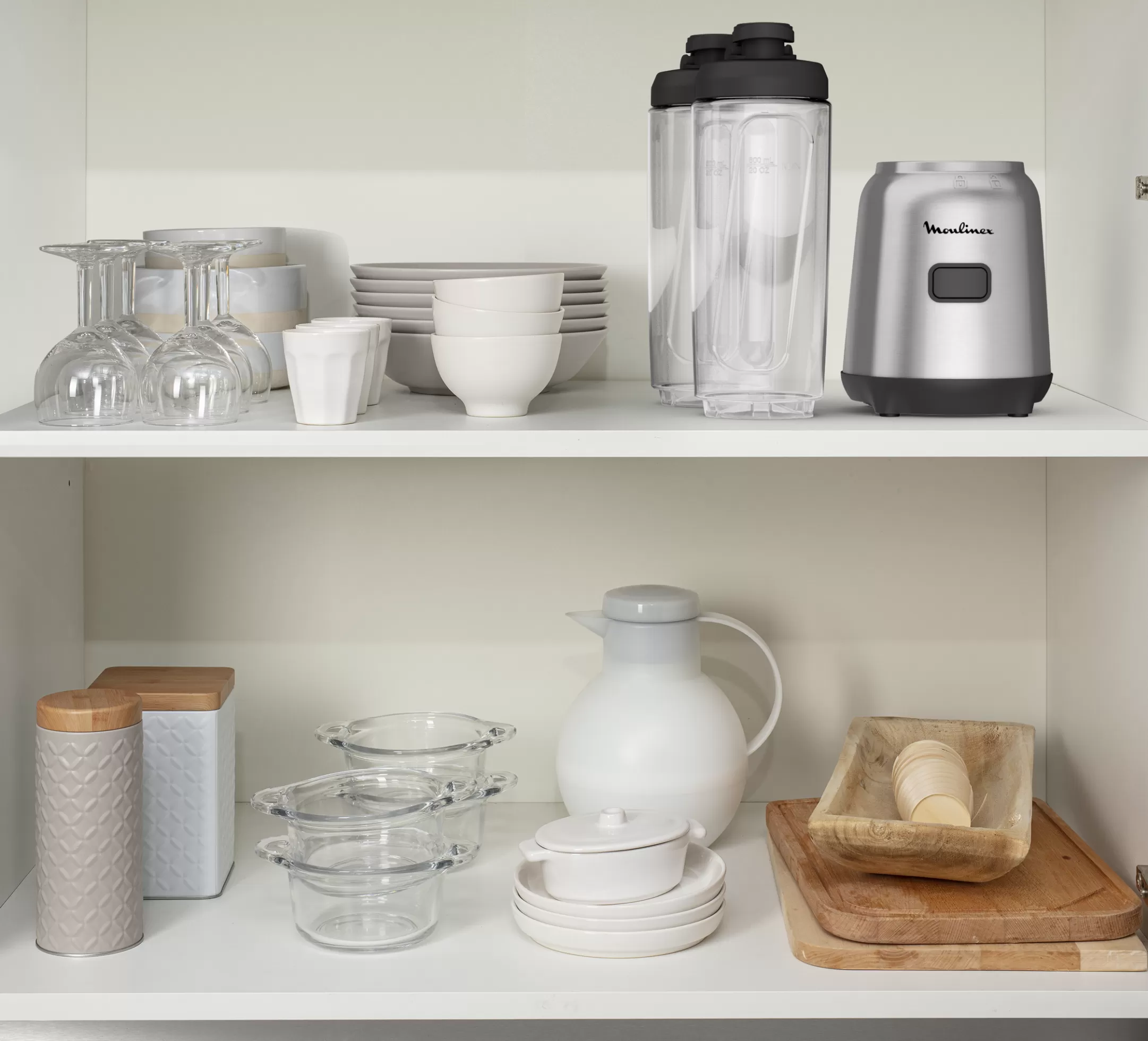Moulinex Mix & Move LM15FD10 Blender - 300W - 1 Snelheid - 2 X 0,6L Sale