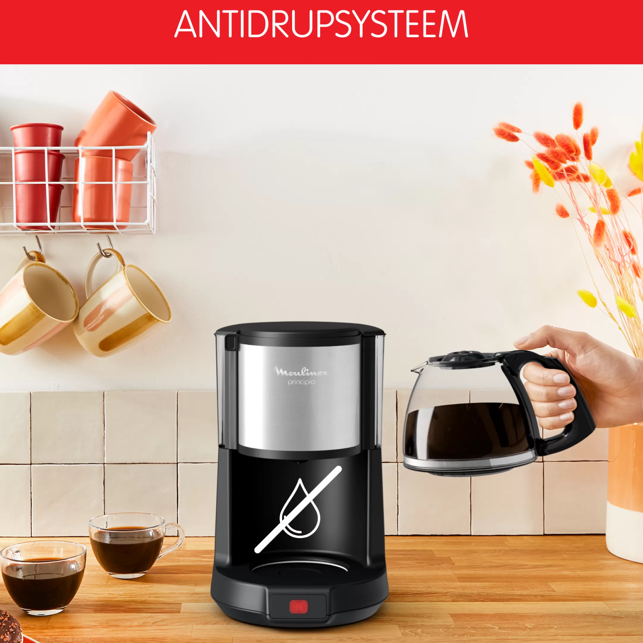 Moulinex Subito FG370811 Koffiezetter Met Filter - 15 Tassen Flash Sale