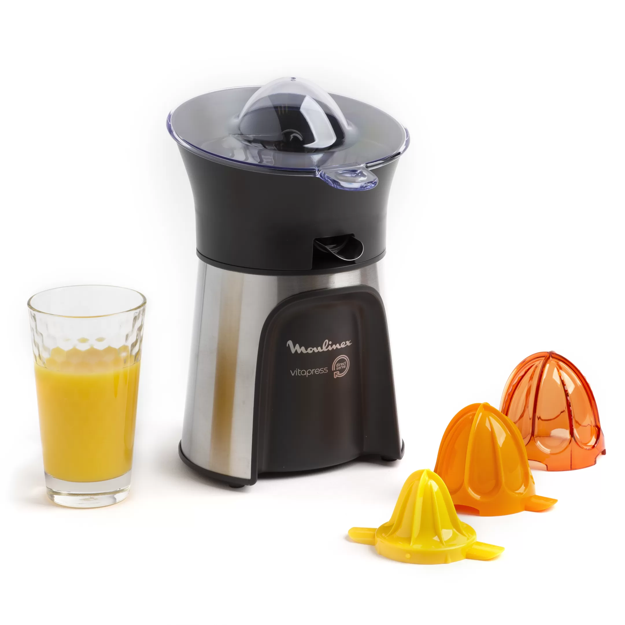 Moulinex VitaPress Direct Serve PC603D10 Fruitpers - Meteen In Je Glas - 3 Kegels Cheap